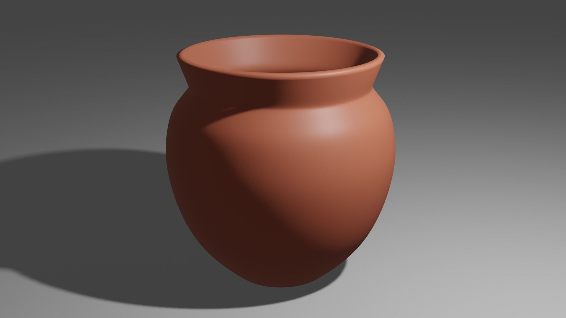 Realistic Pot  Low-poly 3D model_1