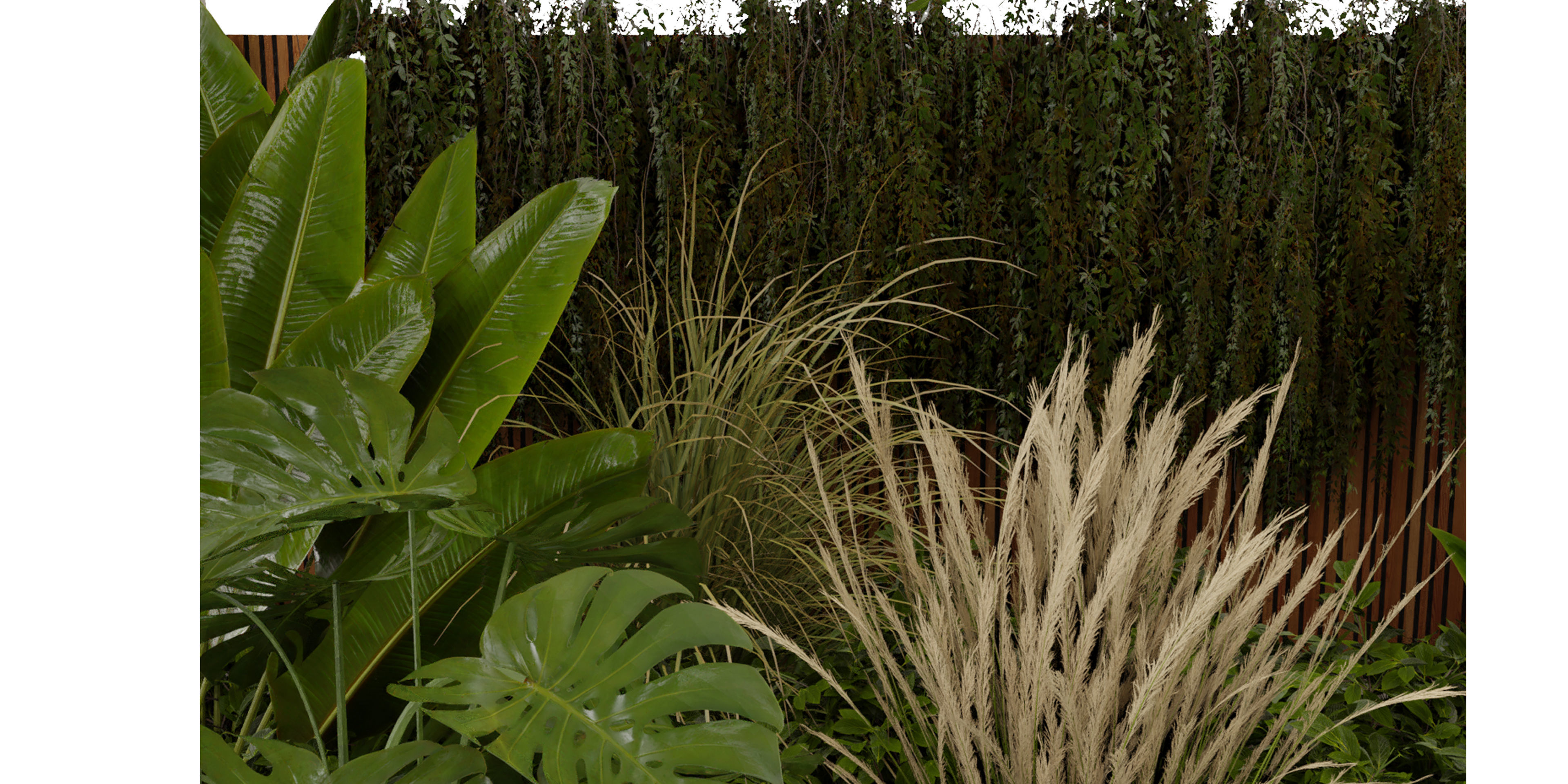 Collection plant vol 484 - garden - palm - blender model 3D model_4