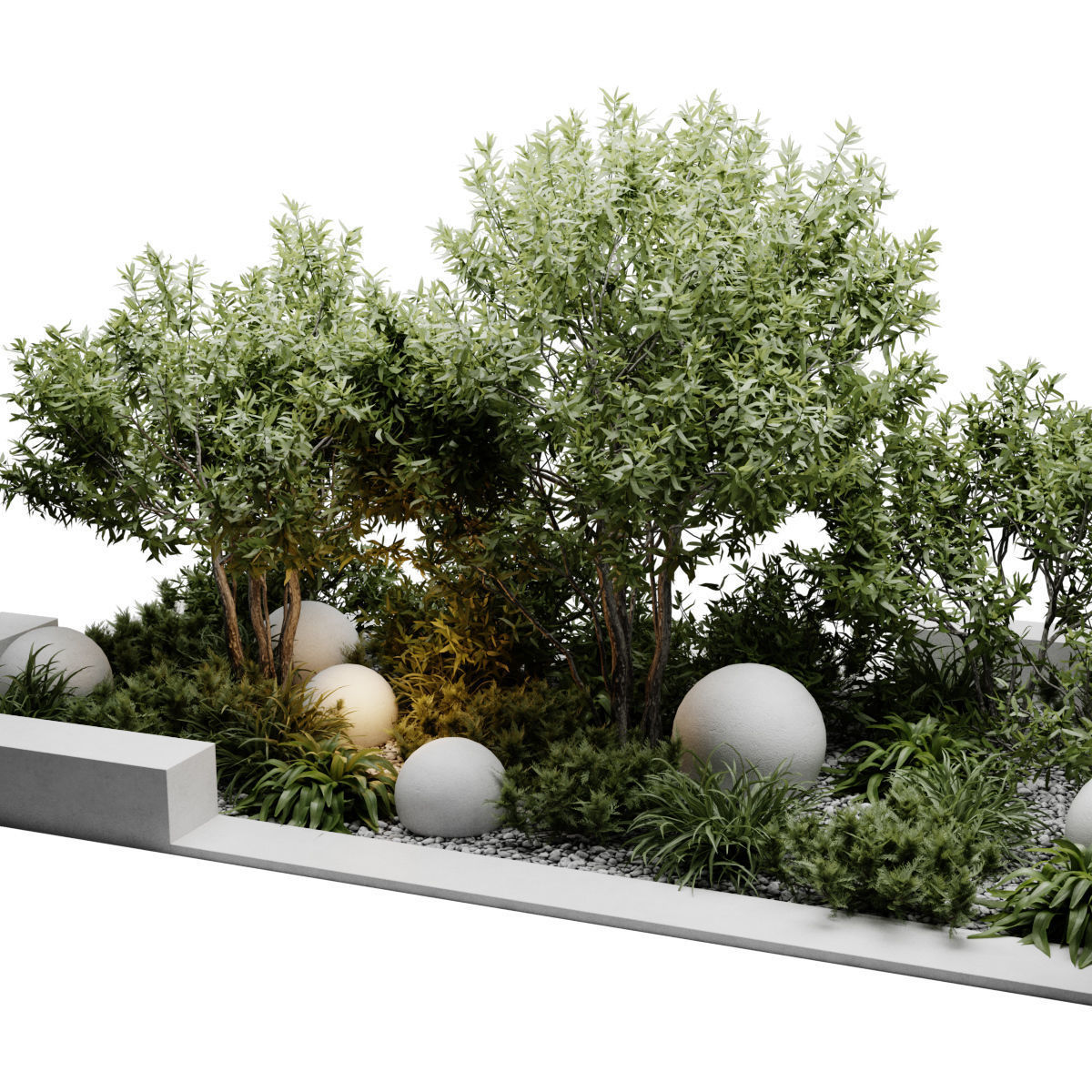 Outdoor Plants 3D model_2