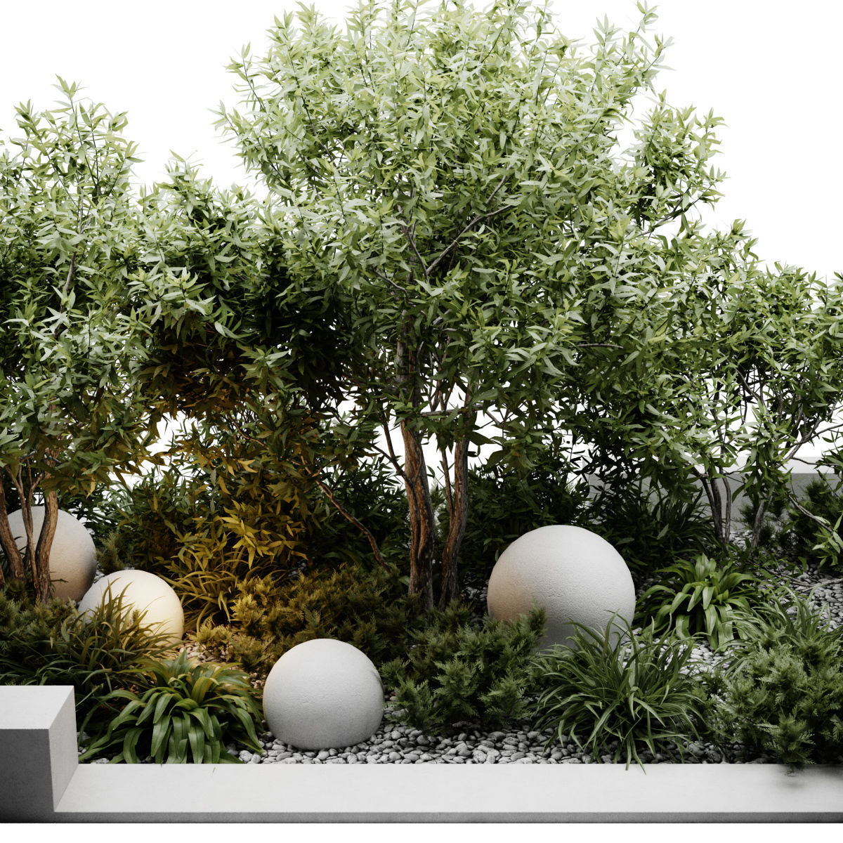 Outdoor Plants 3D model_1