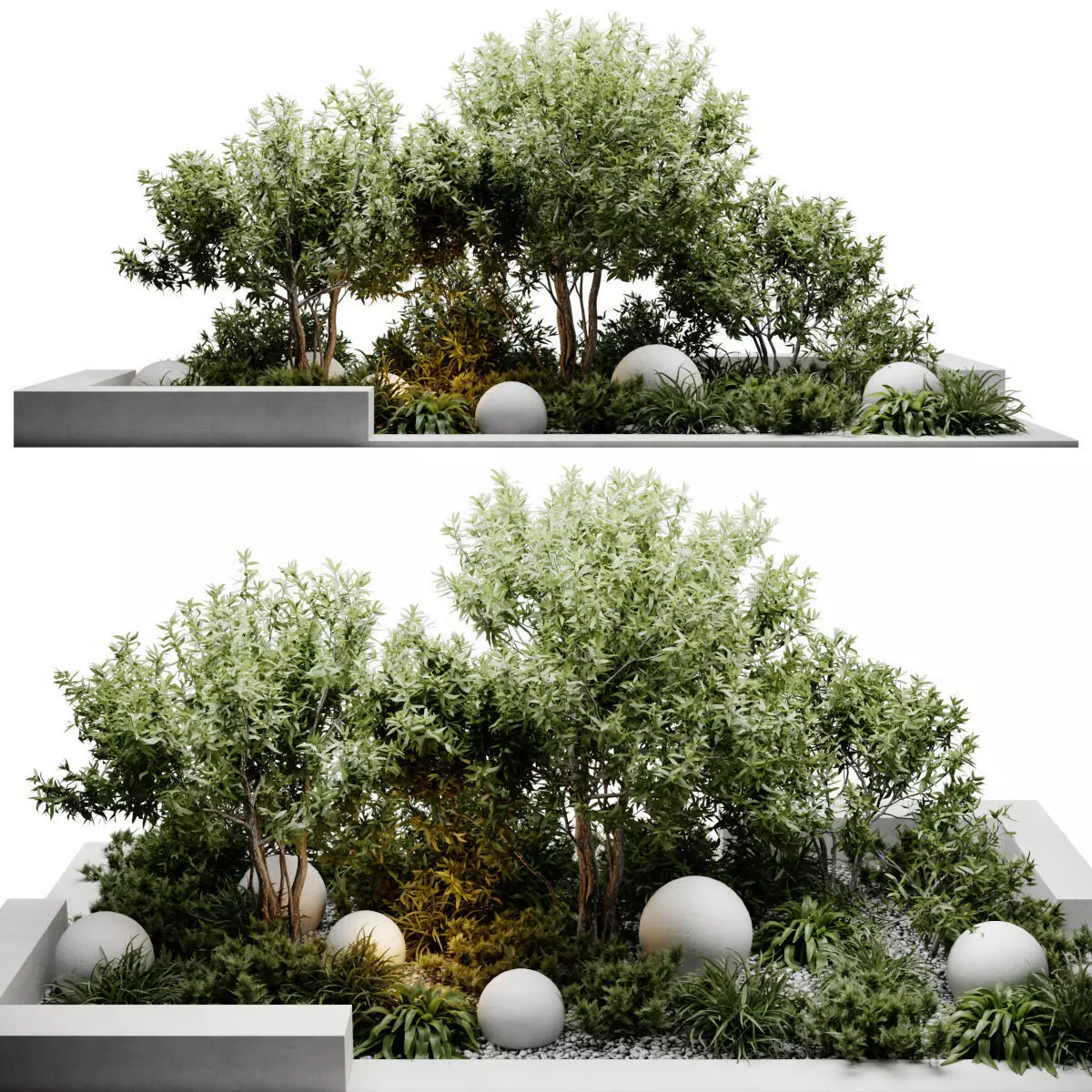 Outdoor Plants 3D model_0