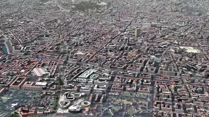 Milan Italy Downtown City