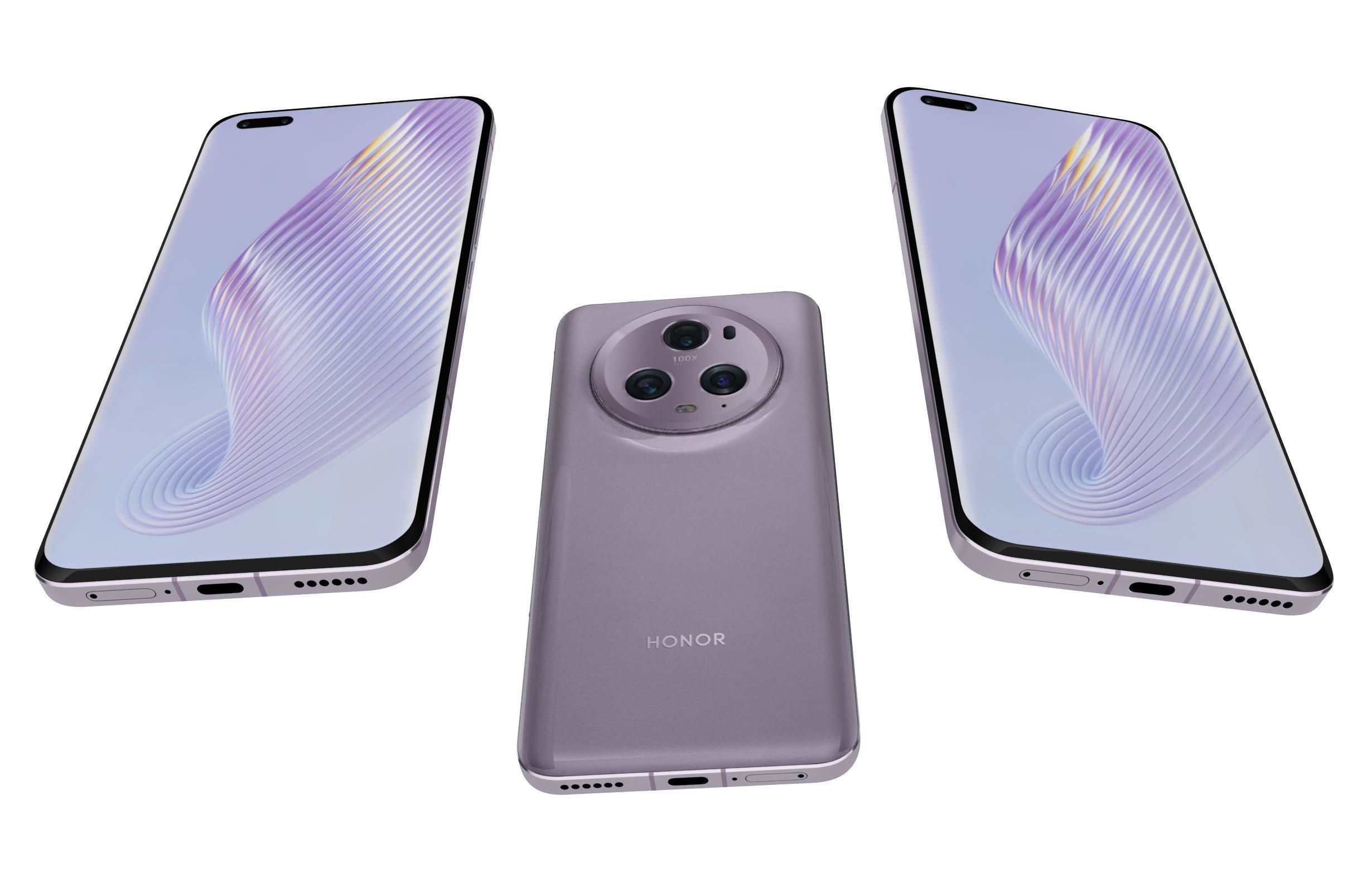 Honor Magic5 Pro All Colors Low-poly 3D model_52