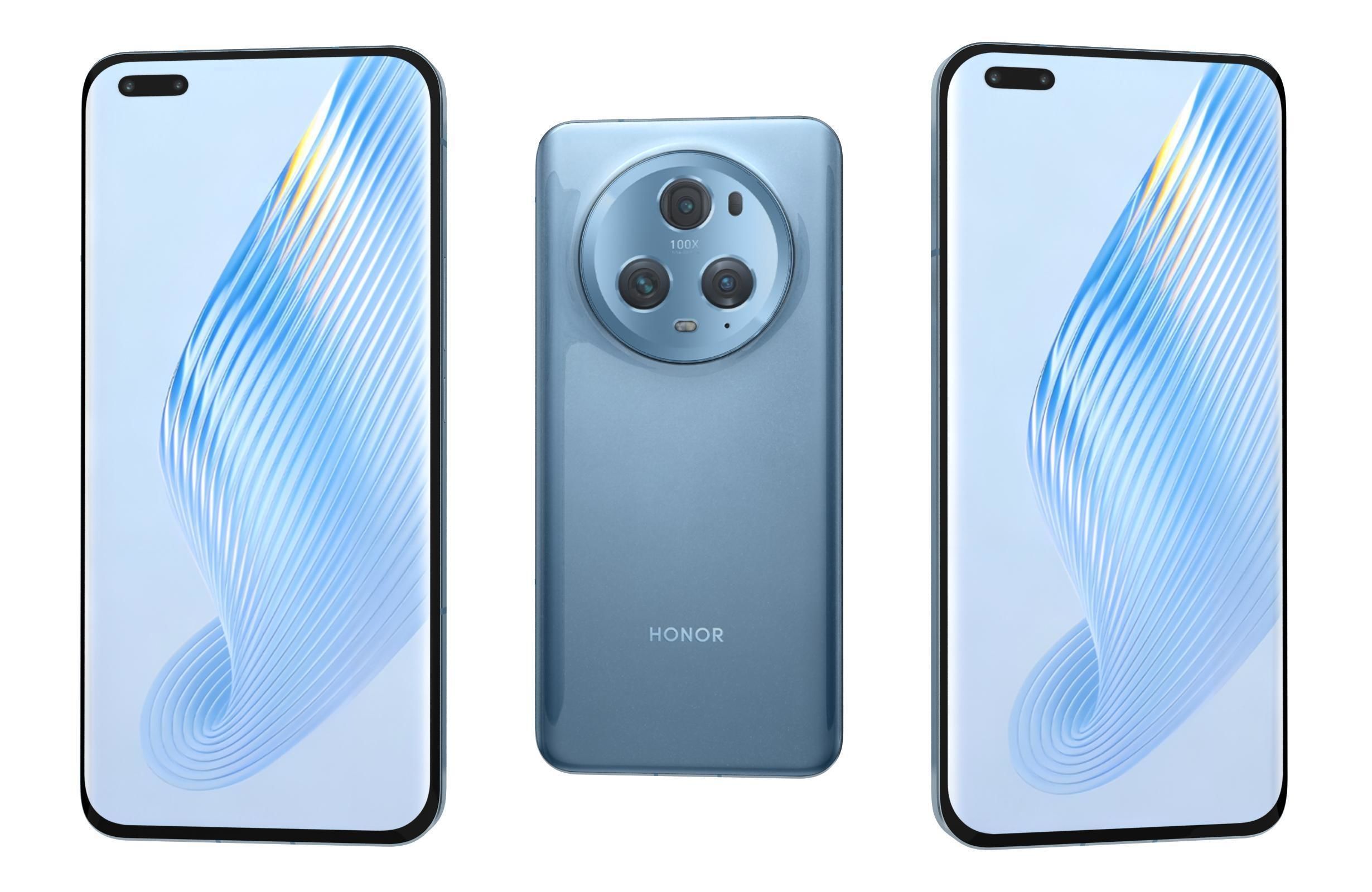 Honor Magic5 Pro All Colors Low-poly 3D model_28