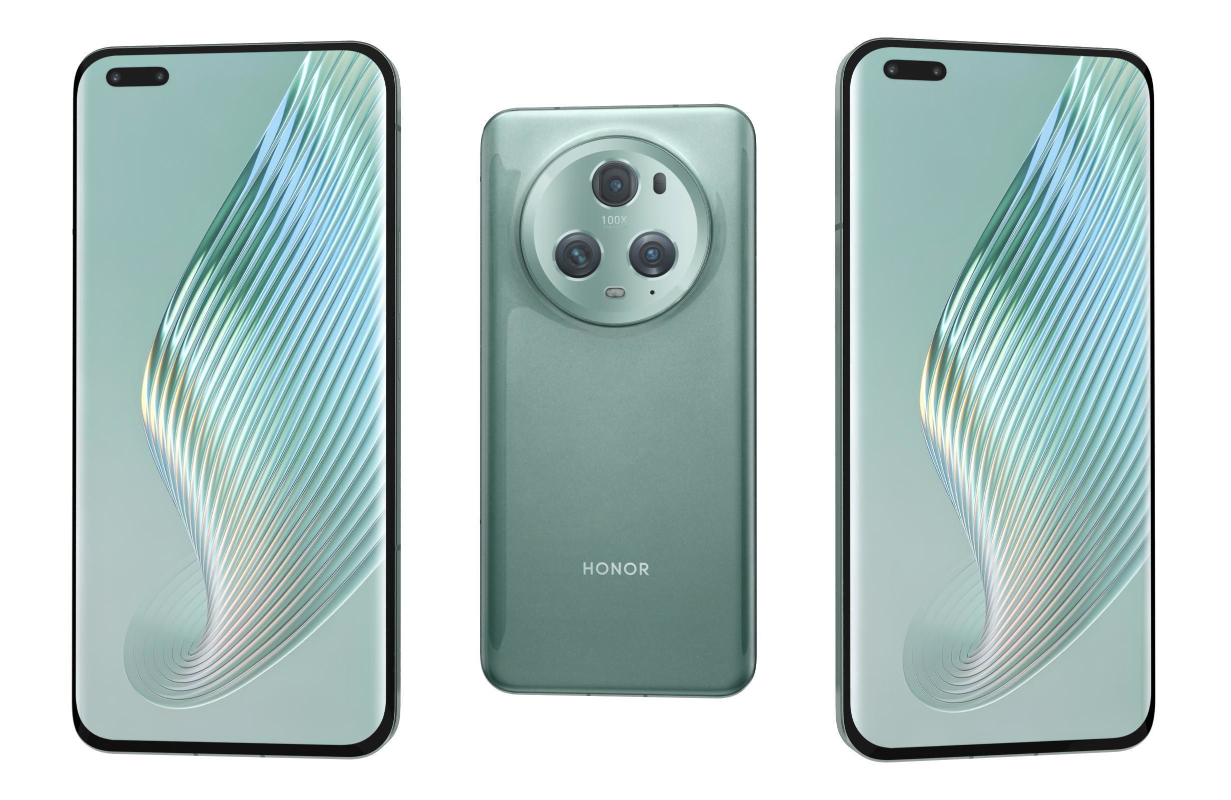 Honor Magic5 Pro All Colors Low-poly 3D model_17