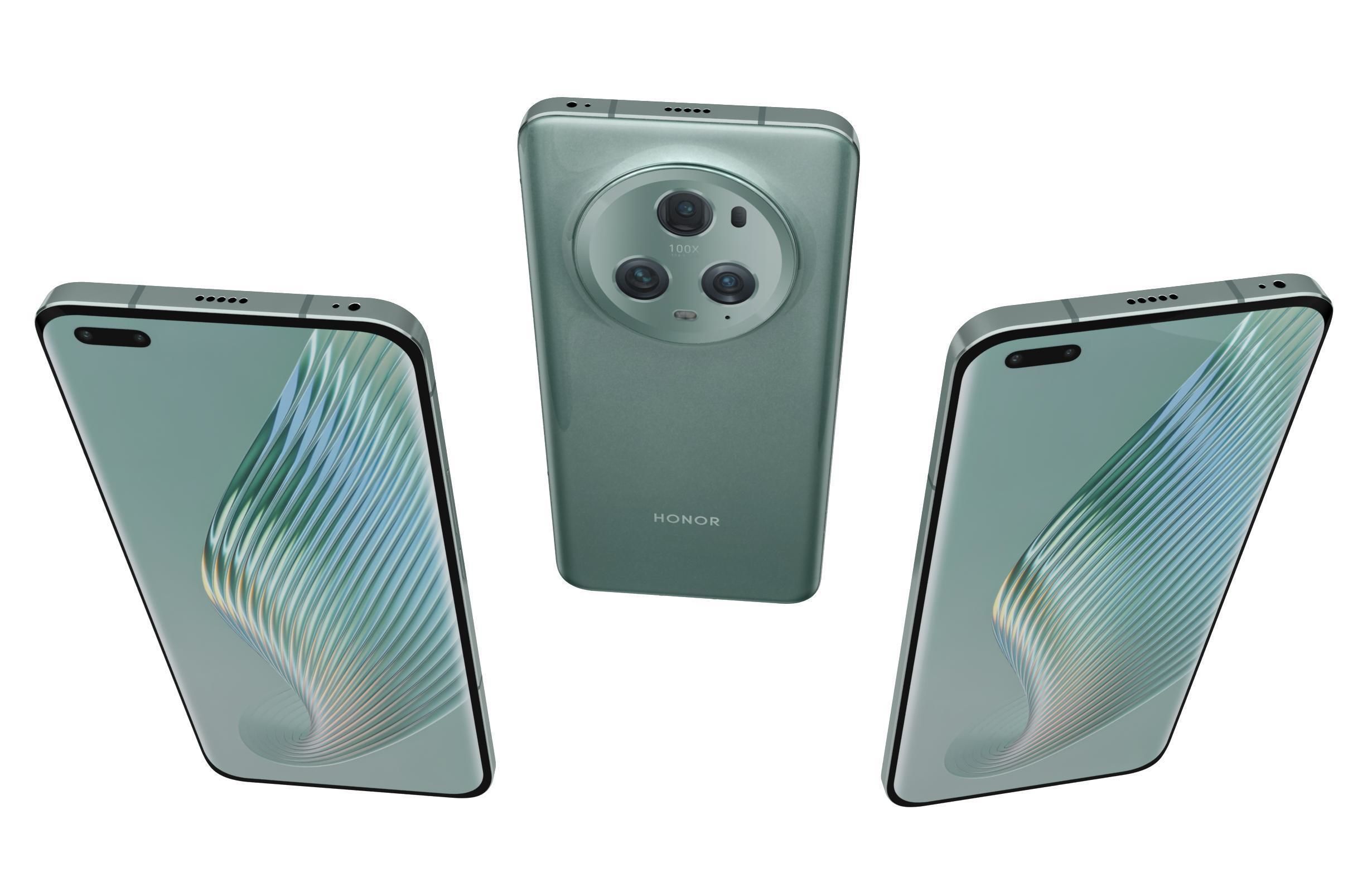 Honor Magic5 Pro All Colors Low-poly 3D model_18