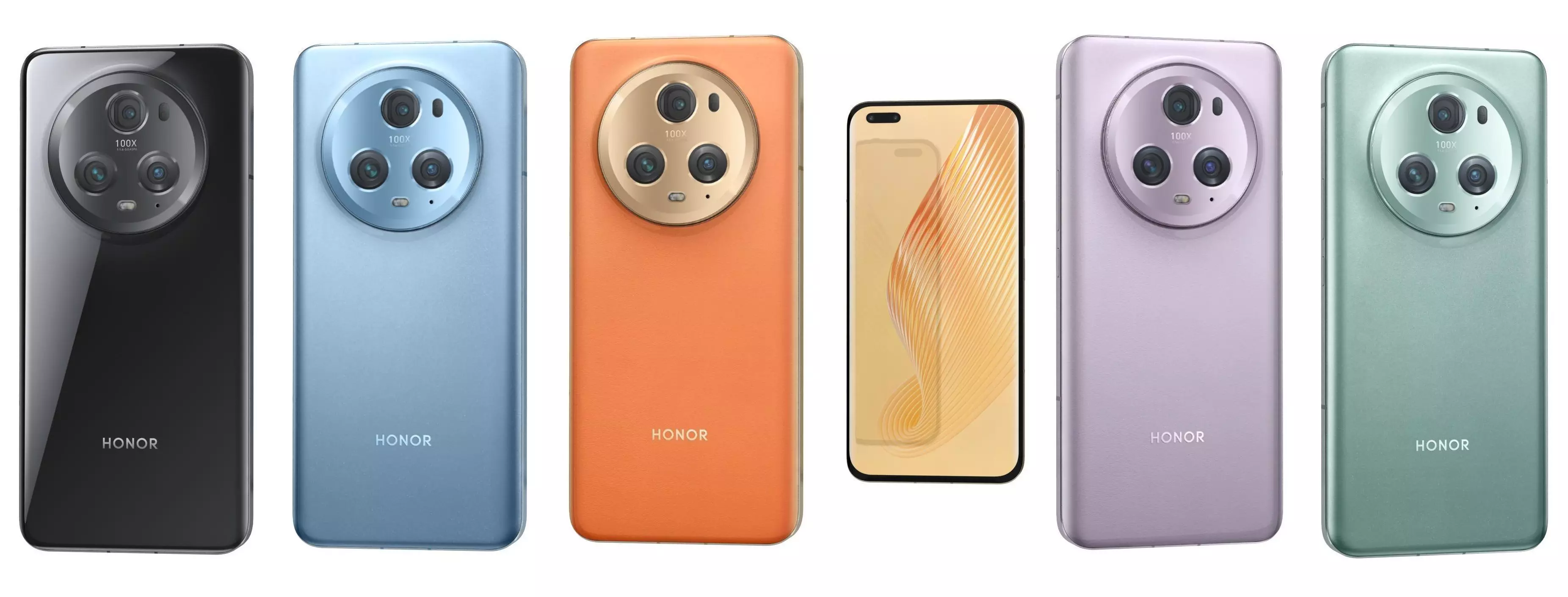 Honor Magic5 Pro All Colors Low-poly 3D model_0