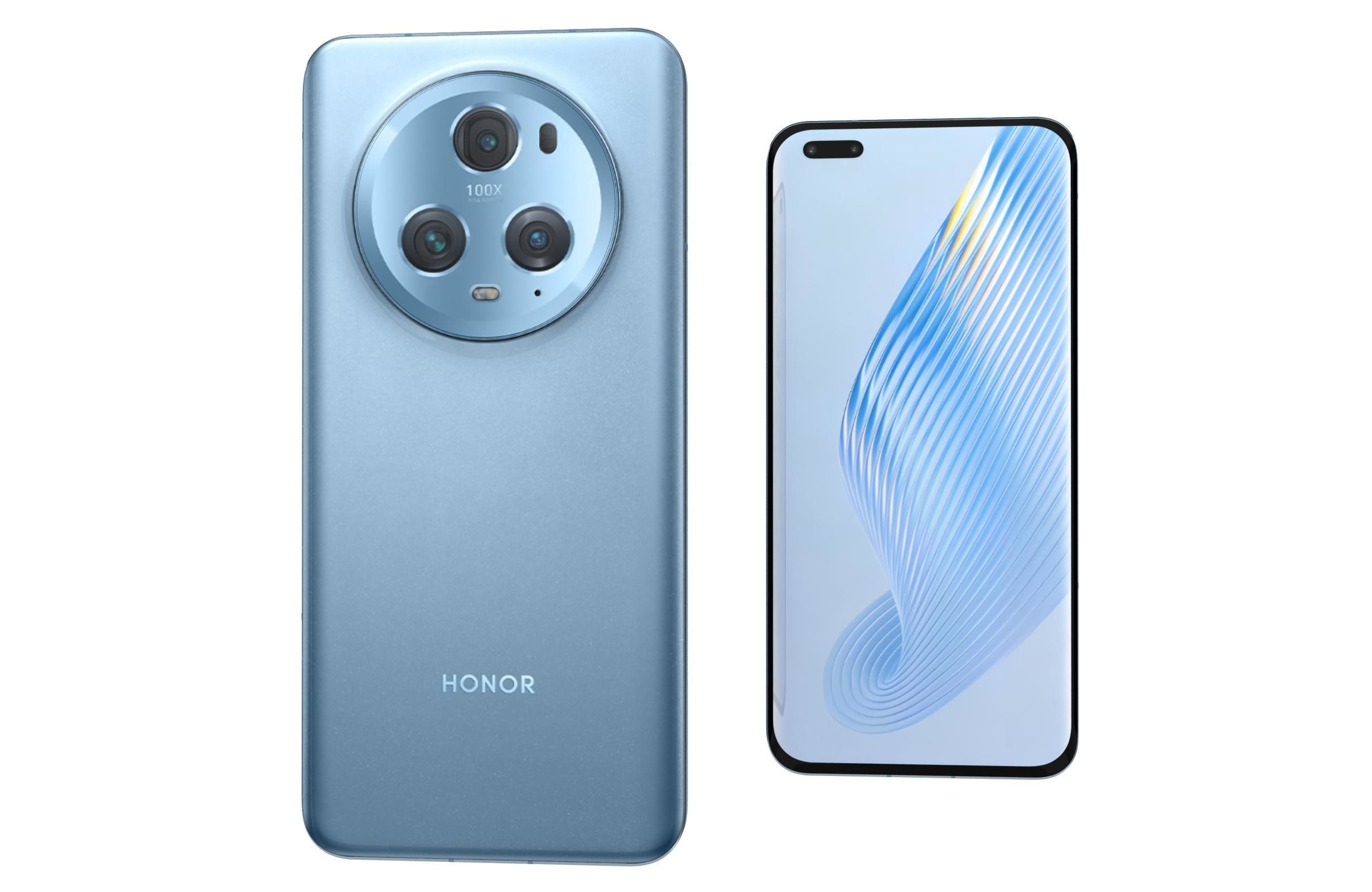 Honor Magic5 Pro All Colors Low-poly 3D model_34