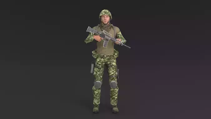 Soldier Rigged