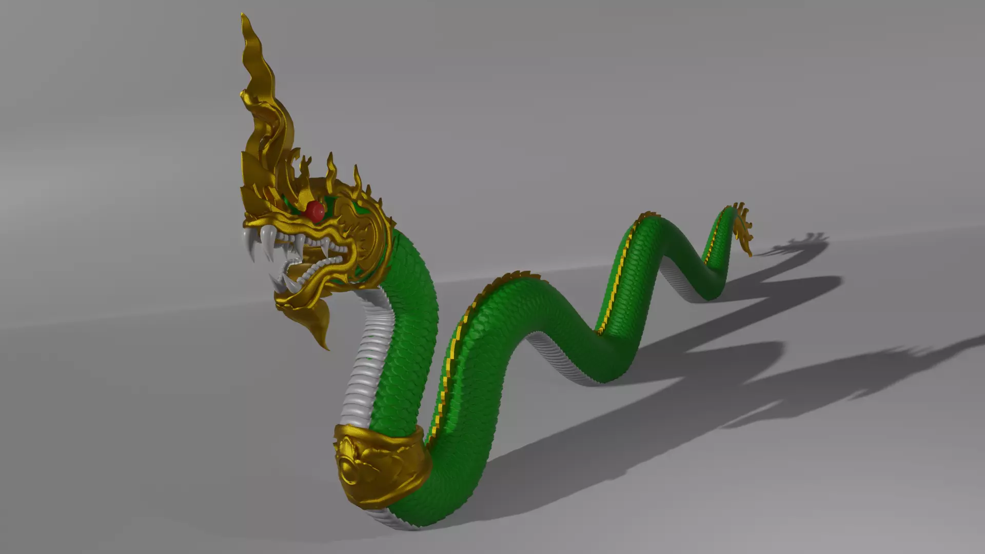 Naga thai  3D model_0