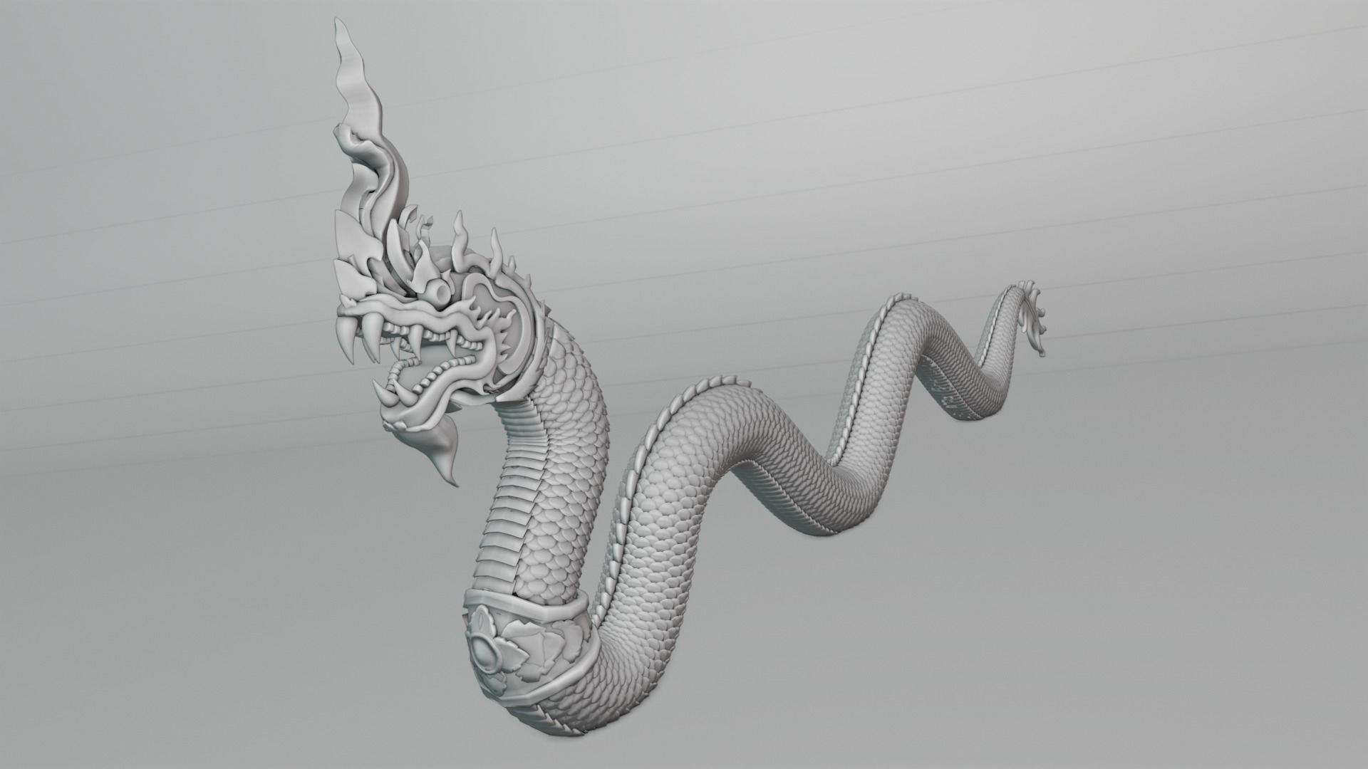 Naga thai  3D model_1