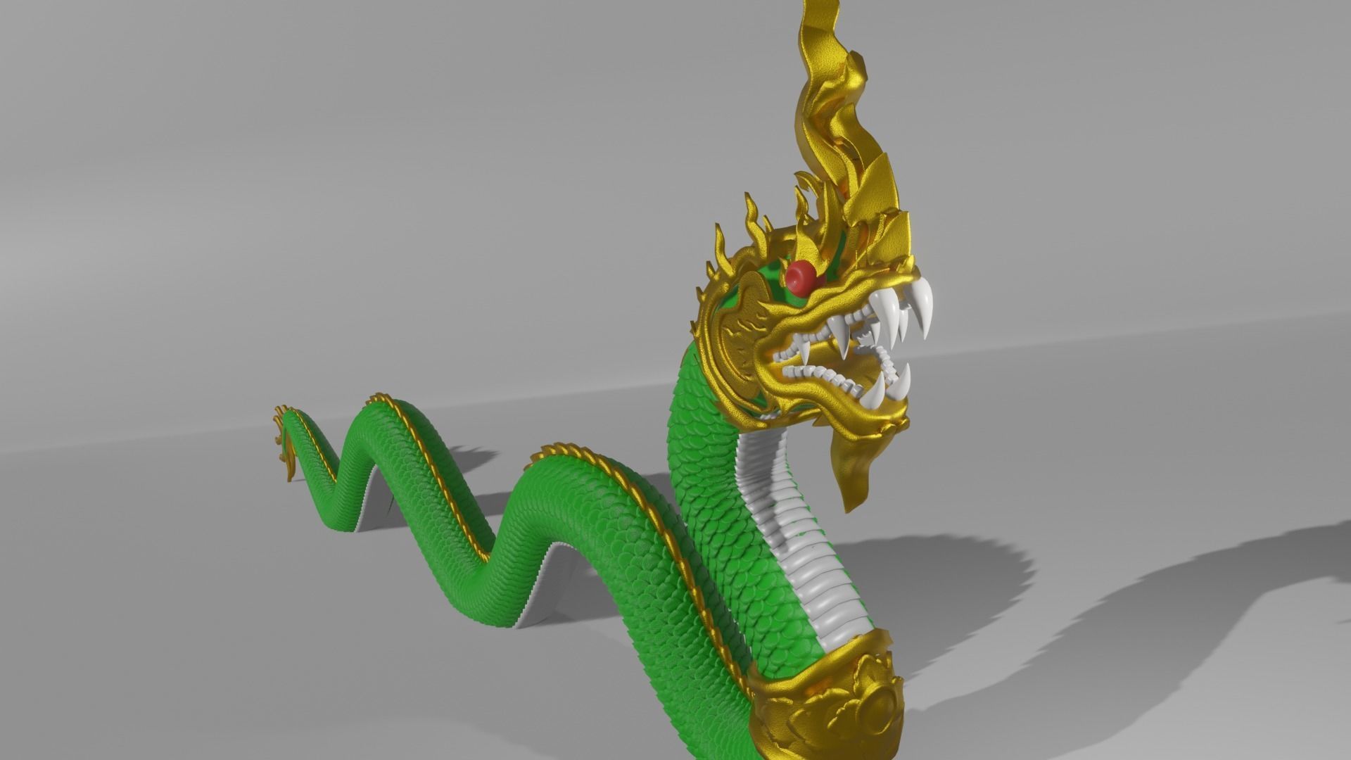 Naga thai  3D model_3