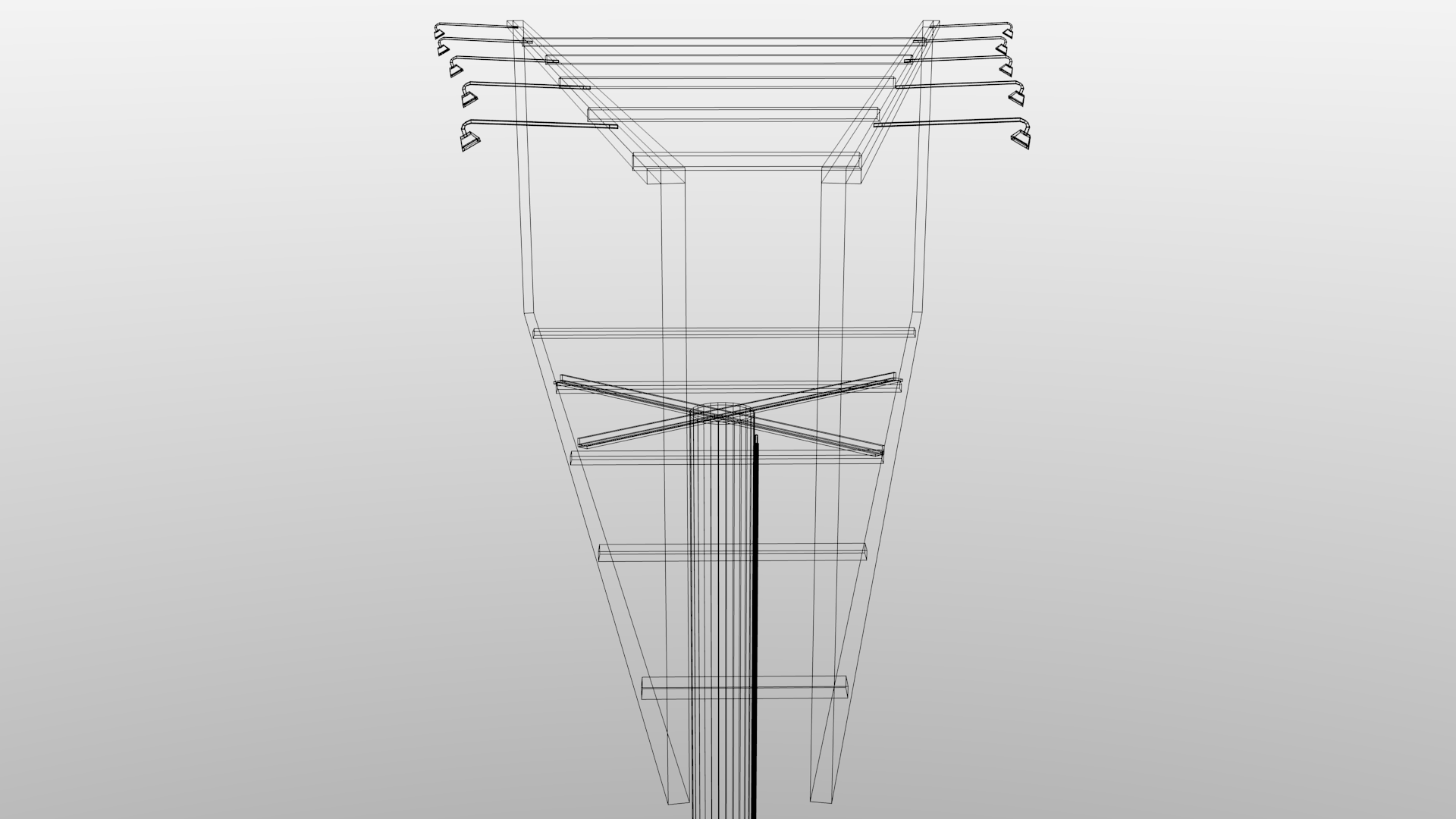 10 Object exterior pack Low-poly 3D model_7