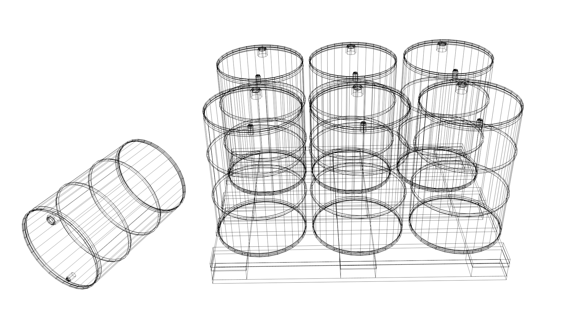 10 Object exterior pack Low-poly 3D model_20