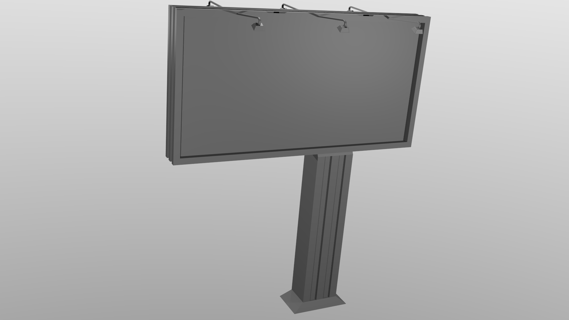 10 Object exterior pack Low-poly 3D model_1