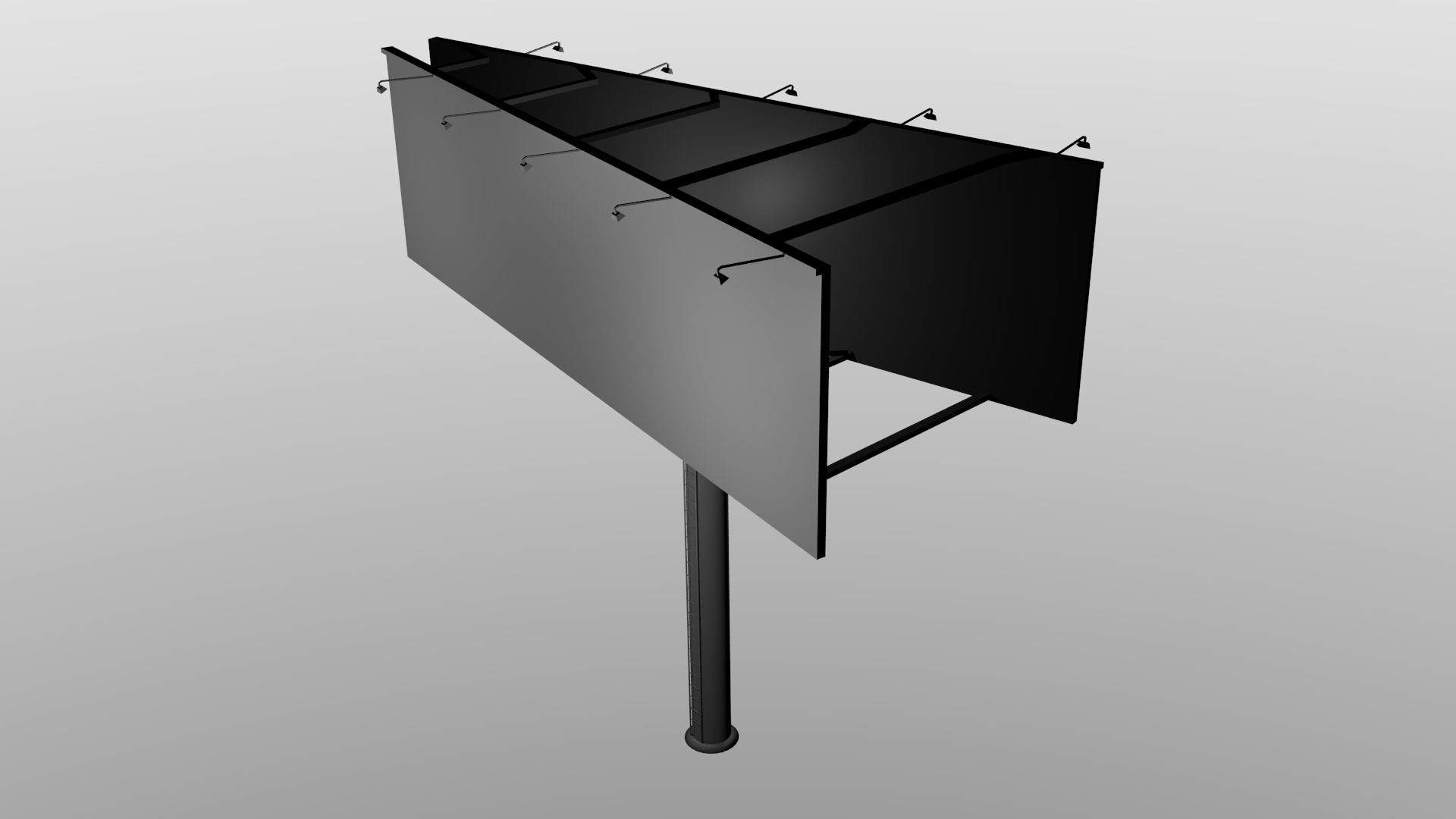 10 Object exterior pack Low-poly 3D model_4