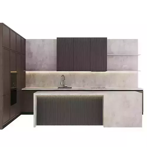 Modern kitchen with island 1