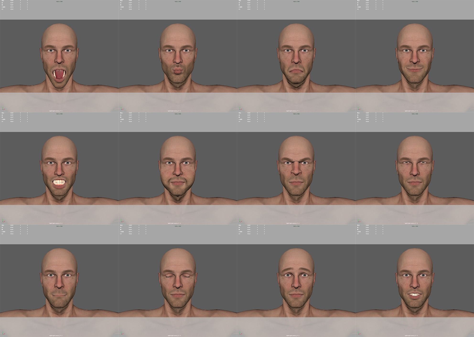 Pilot Rigged Low-poly 3D model_7