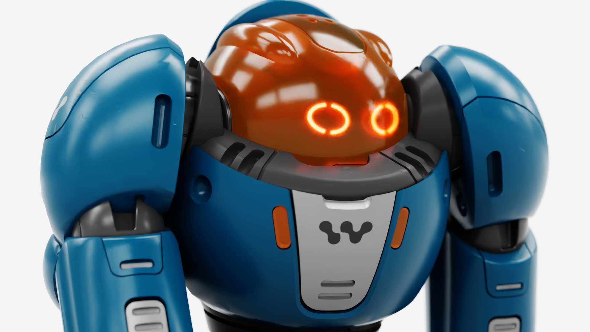 BATTLE DROID SLAME RIGGED 3D model_26