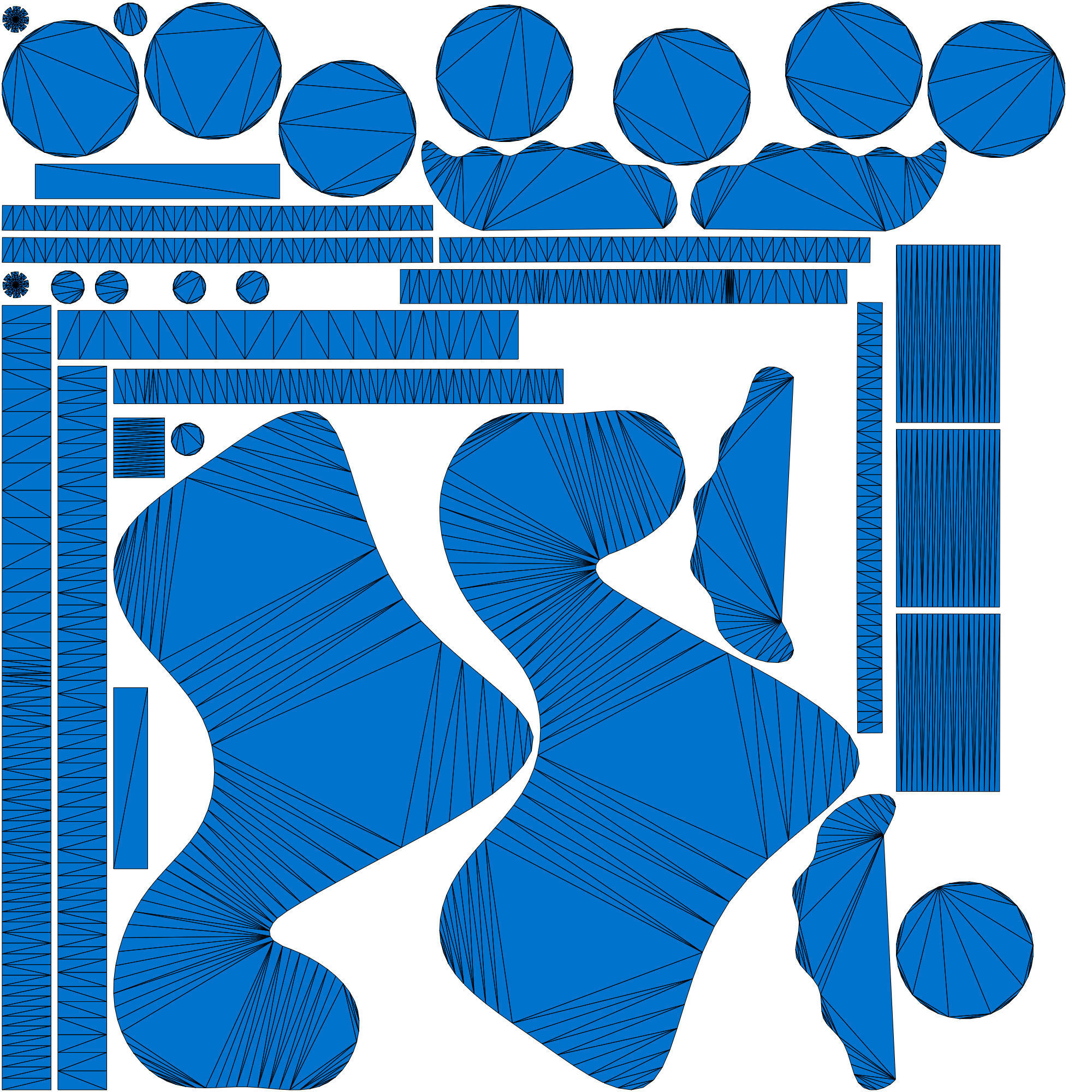 Rocking Horse Old Vintage Toy Low-poly 3D model_12