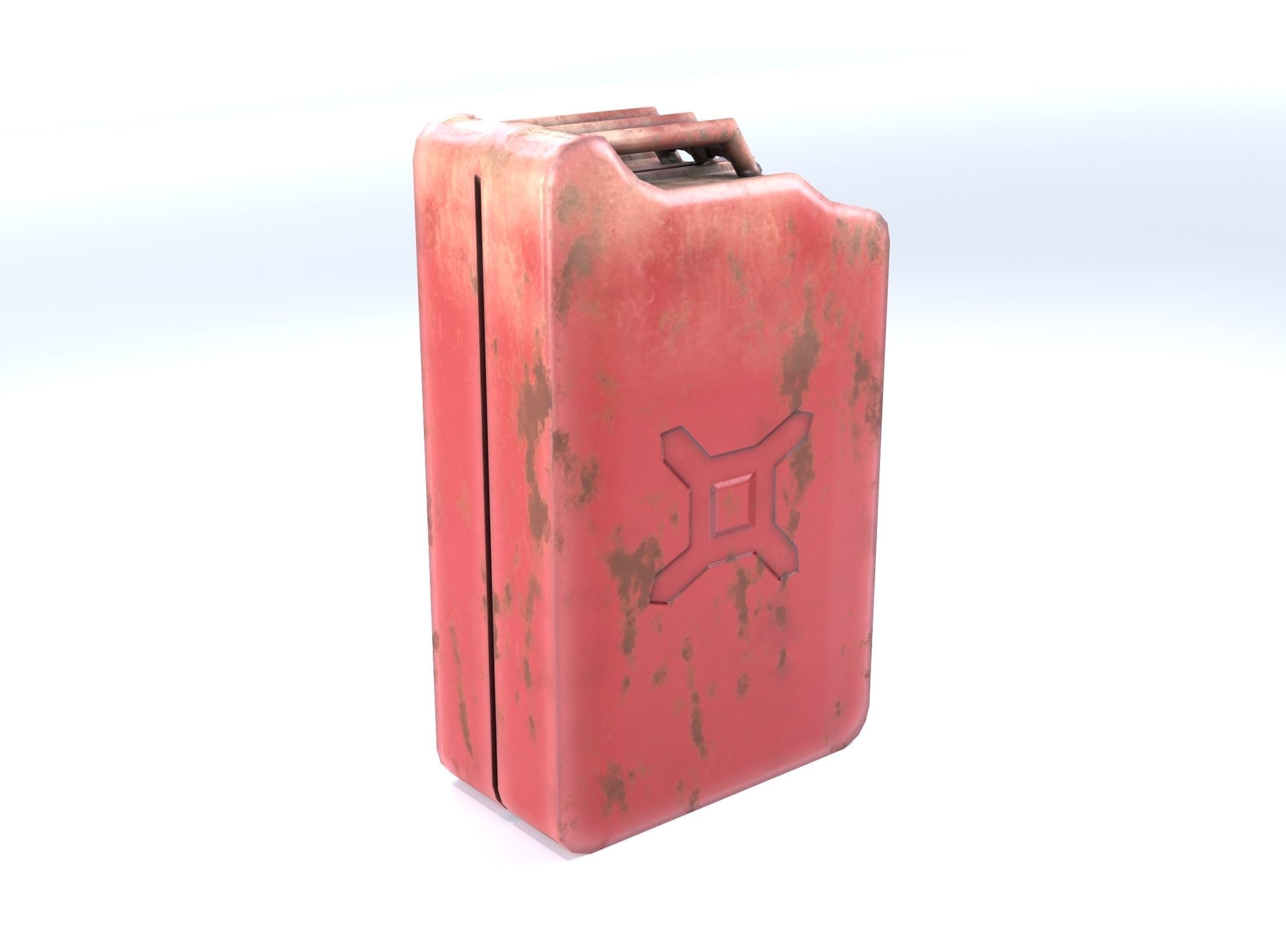 Jerrycan Free low-poly 3D model_2