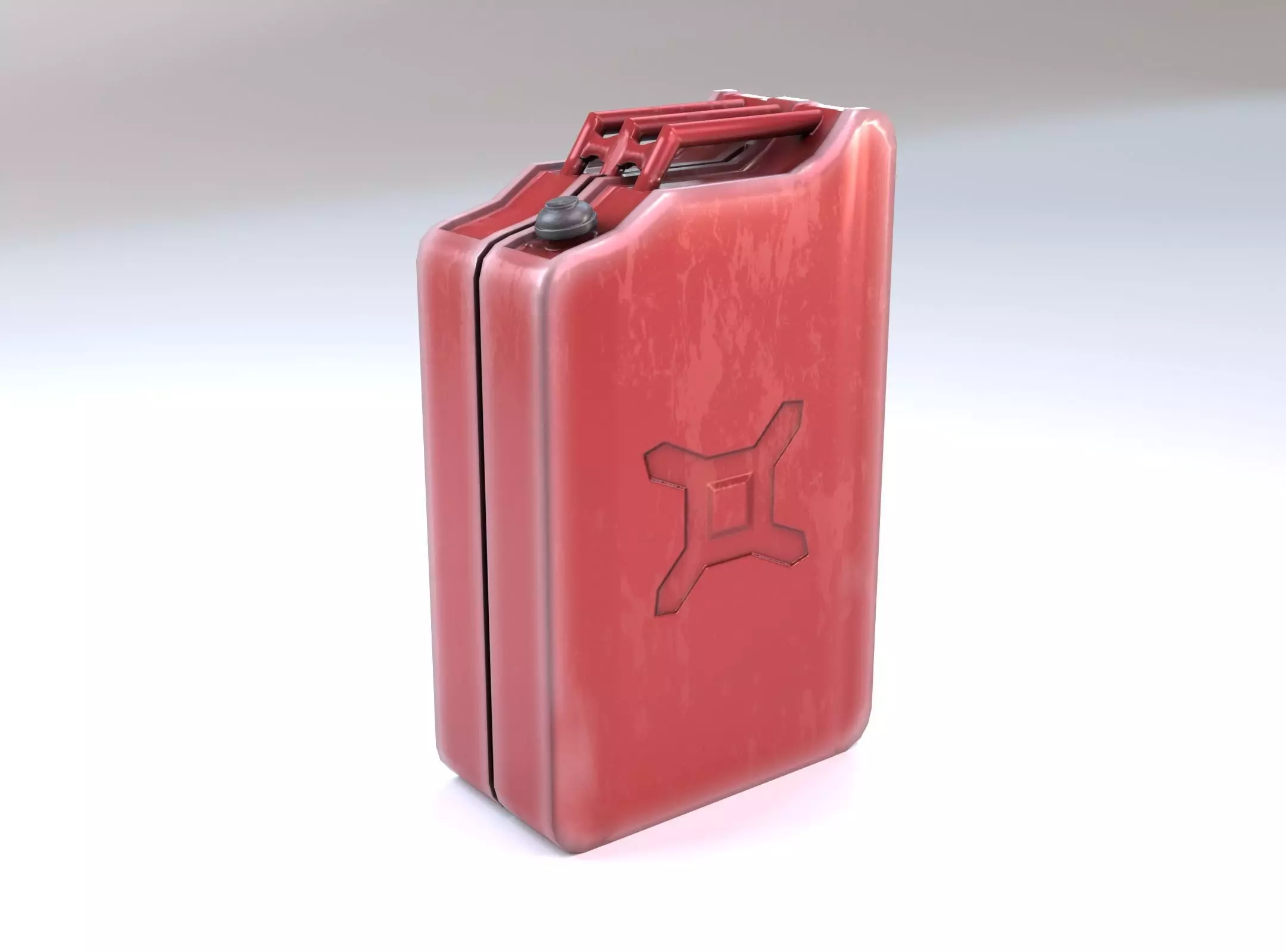 Jerrycan Free low-poly 3D model_0