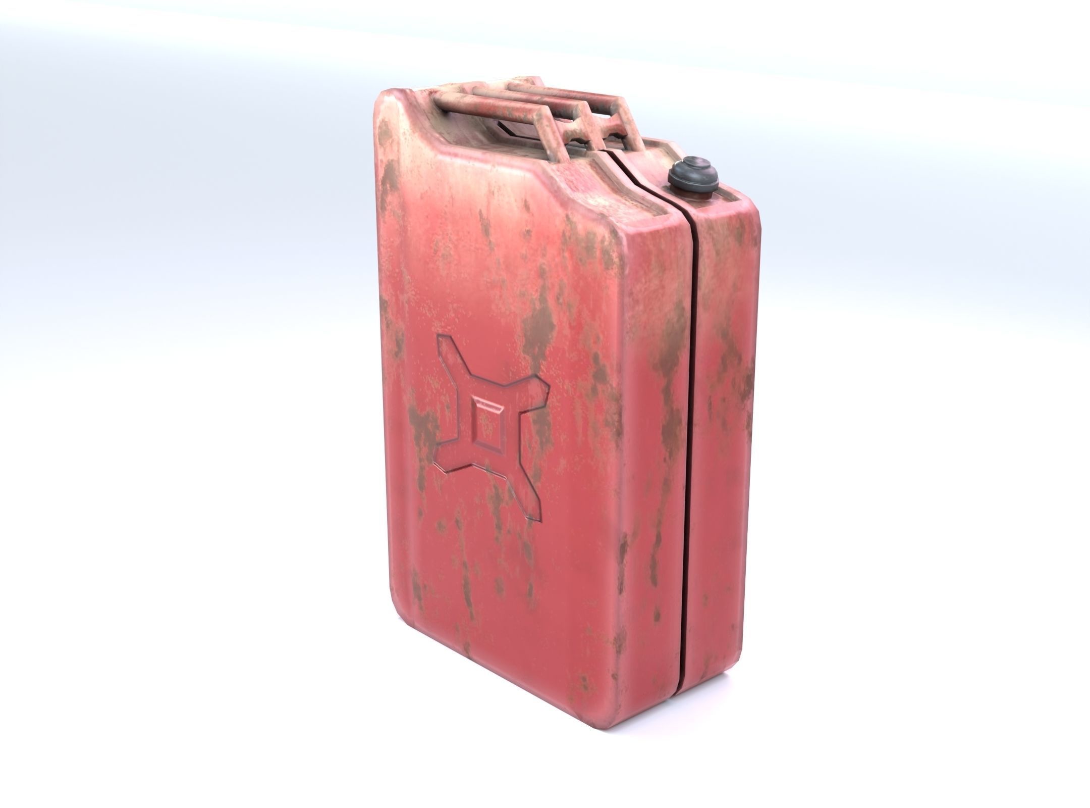 Jerrycan Free low-poly 3D model_3