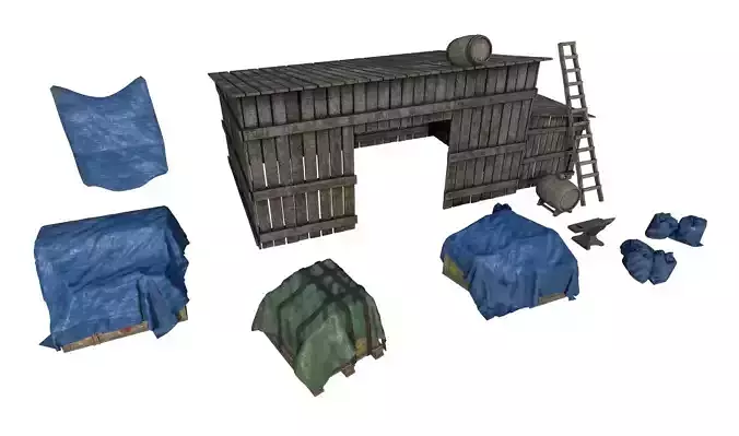 Wooden Shack Pack