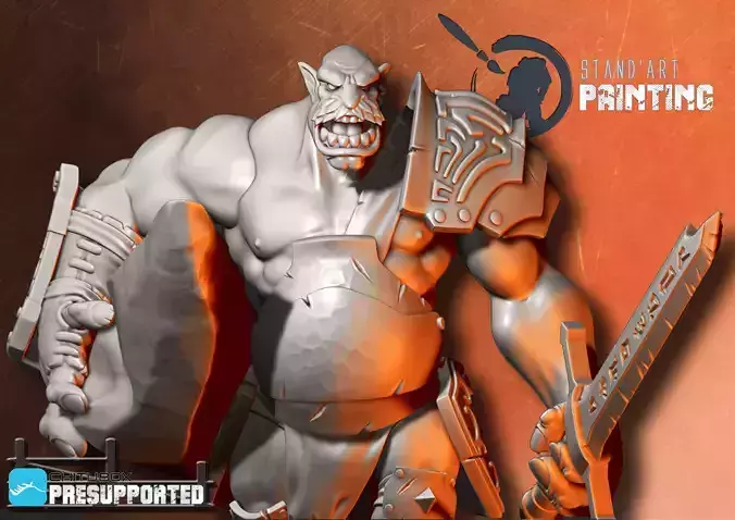 Stoneborn Warrior 3D model