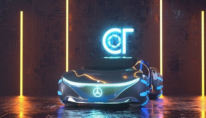 Mercedes Benz Vision Avtr Concept 2020 3D model