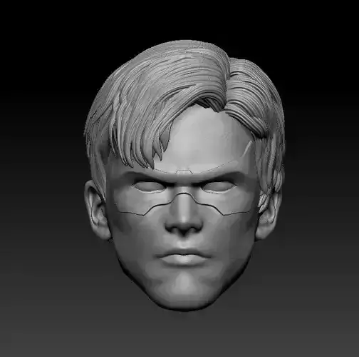 Nightwing Titan Series Masked Unmasked - Head for Action Figures