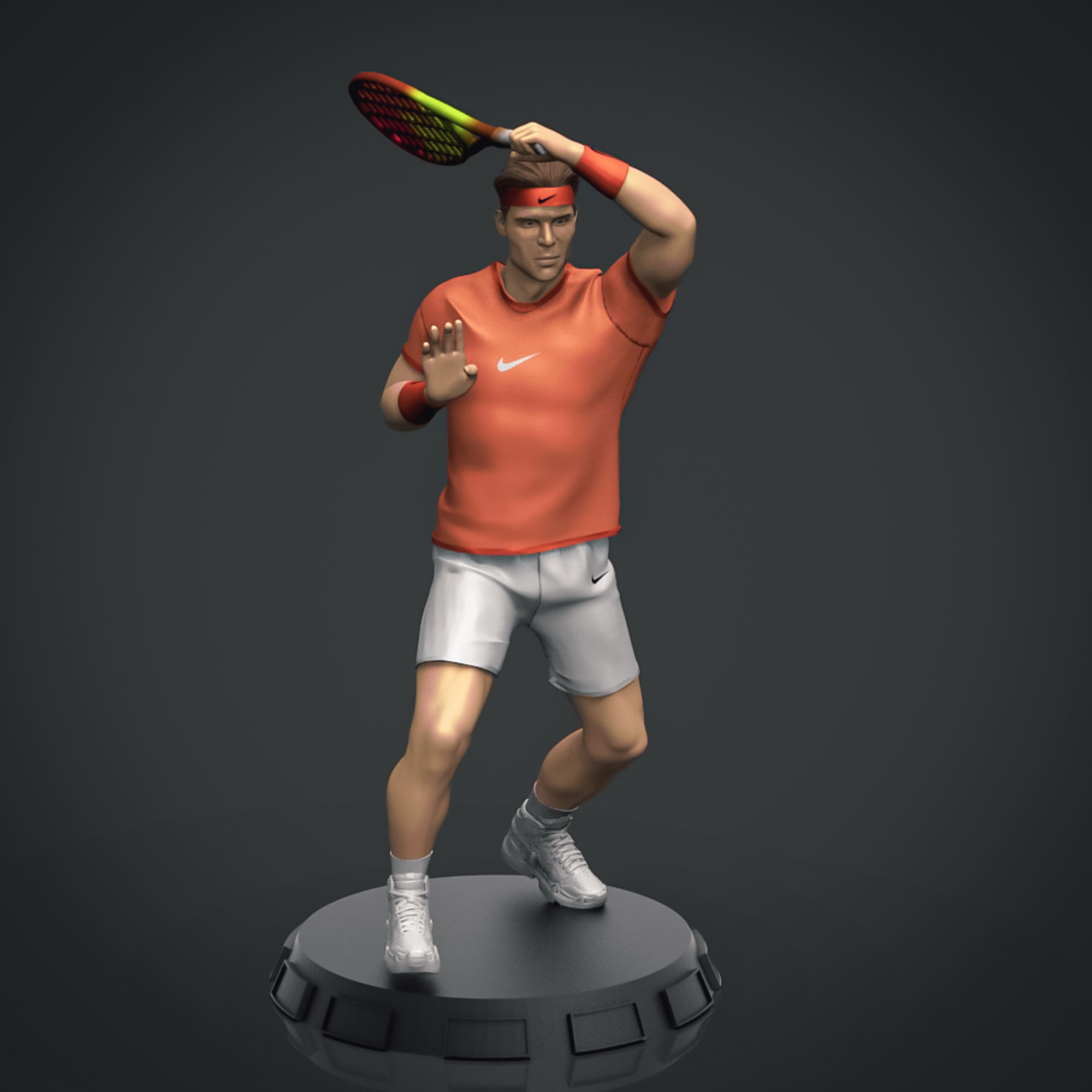  Rafael Nadal 3D Printable 4  3D print model_8
