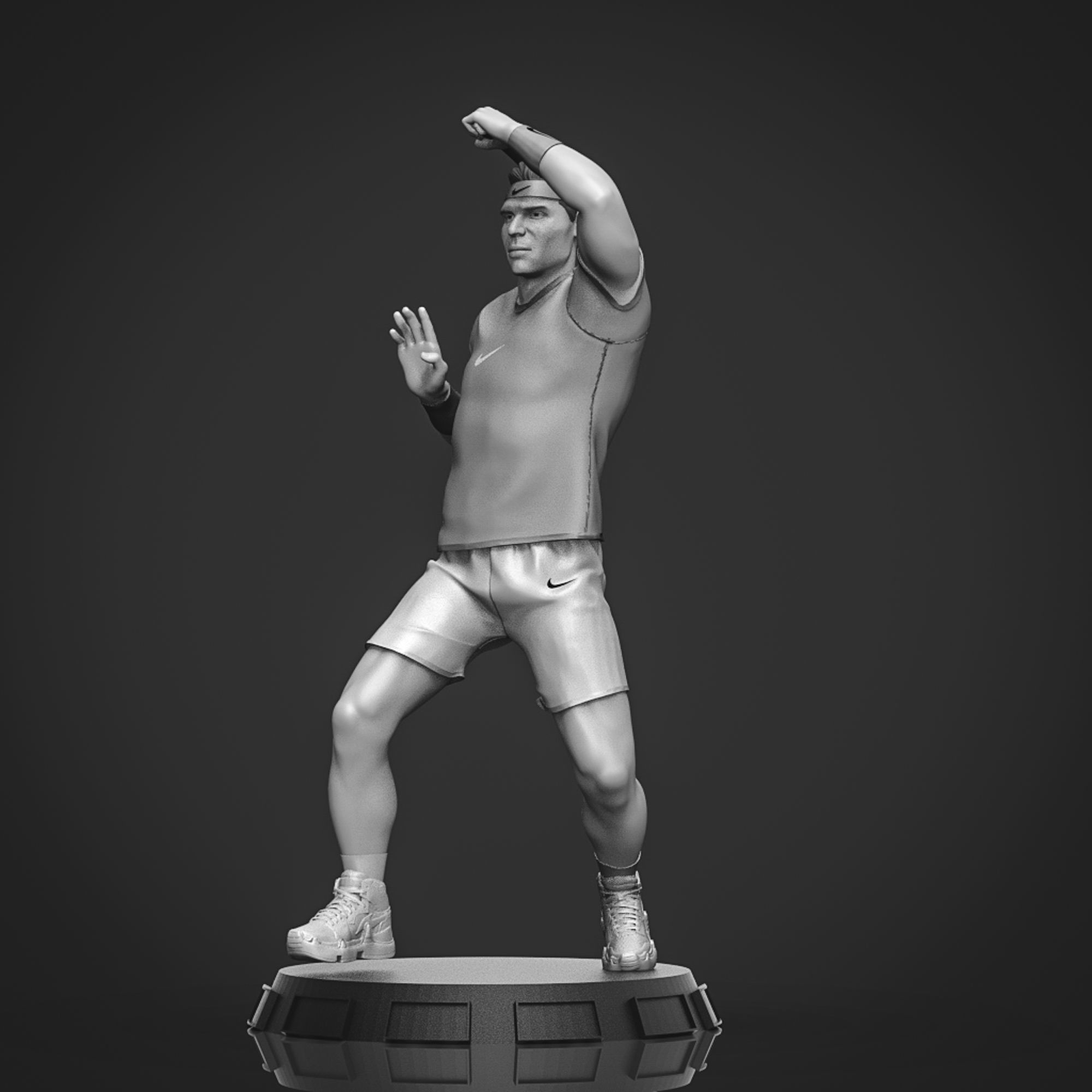  Rafael Nadal 3D Printable 4  3D print model_14