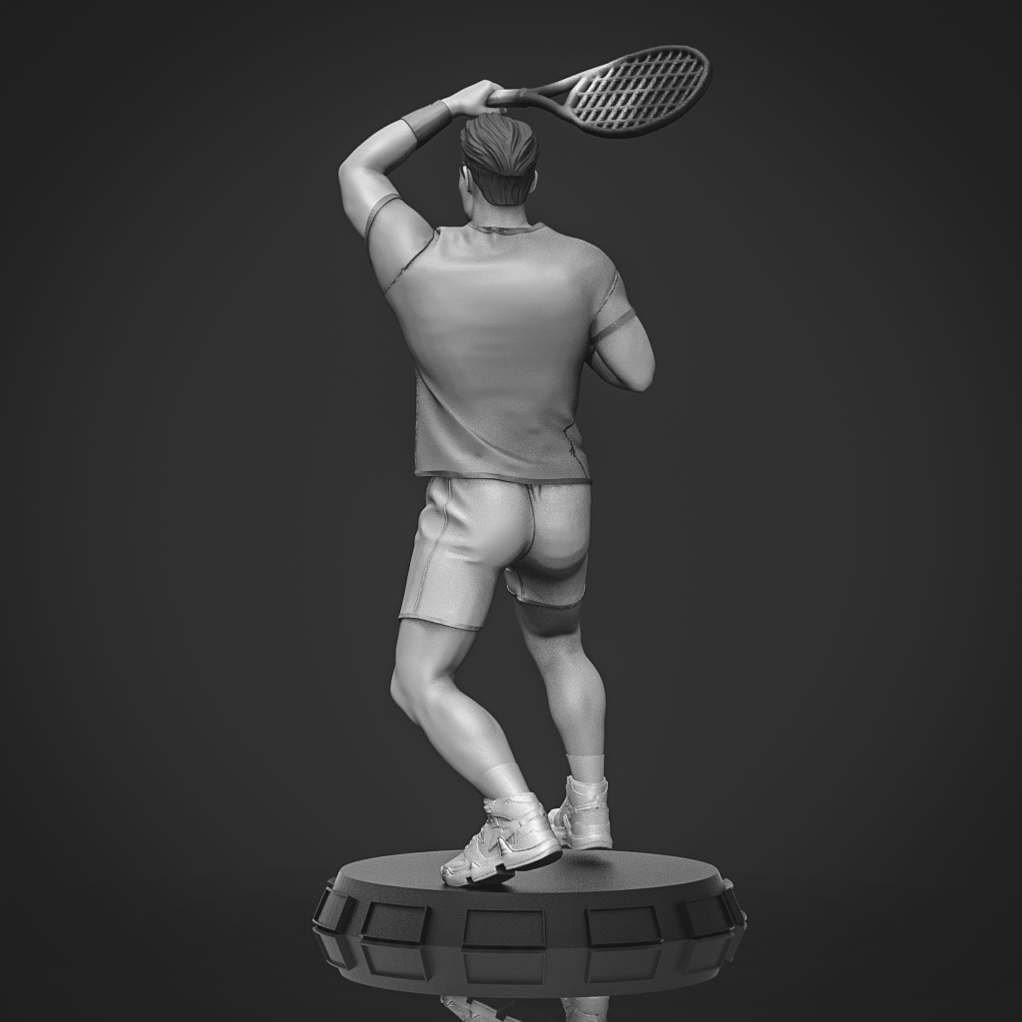  Rafael Nadal 3D Printable 4  3D print model_12
