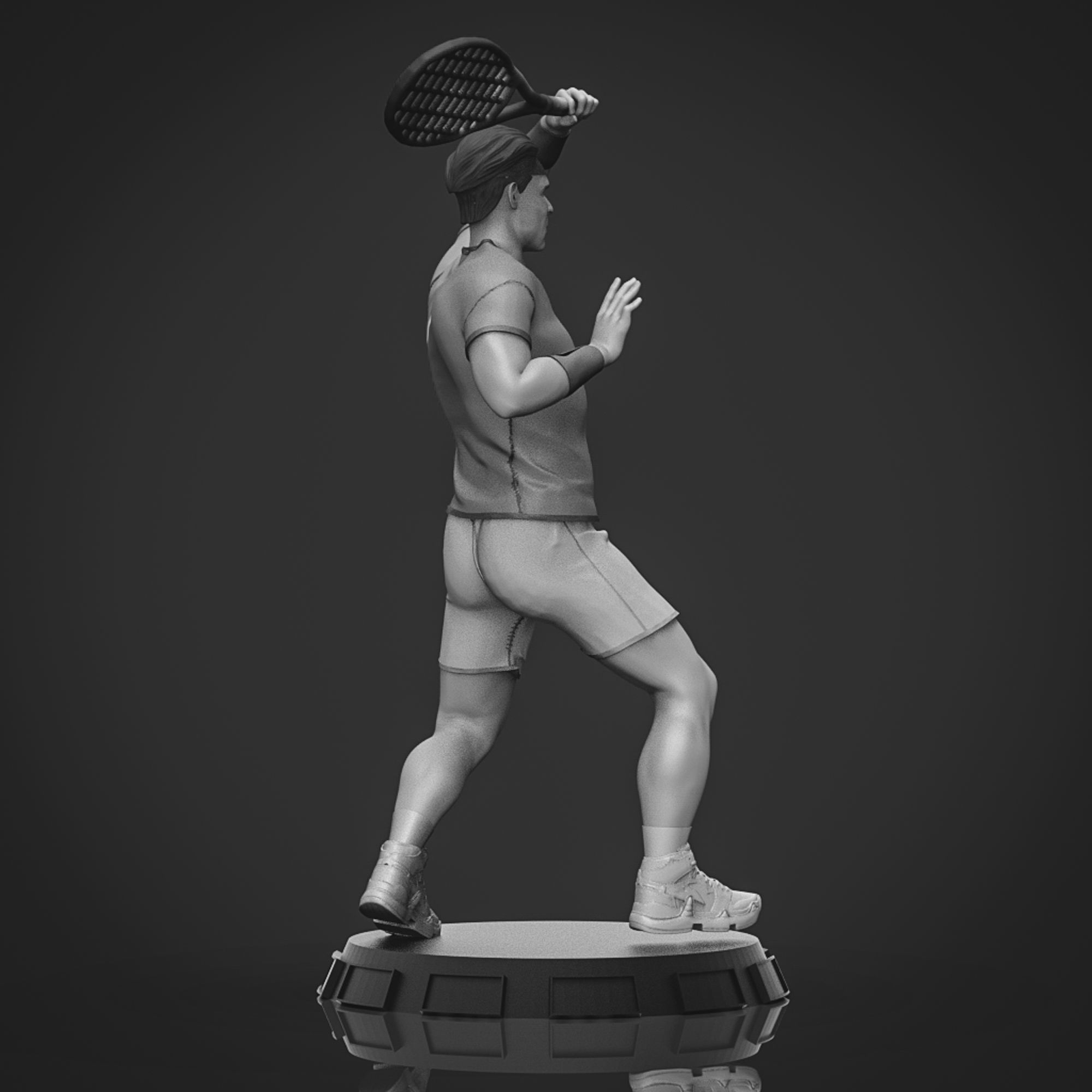  Rafael Nadal 3D Printable 4  3D print model_13