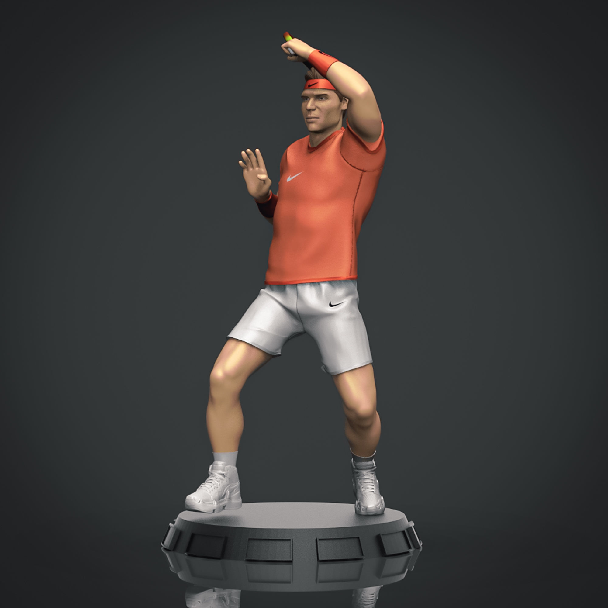  Rafael Nadal 3D Printable 4  3D print model_2