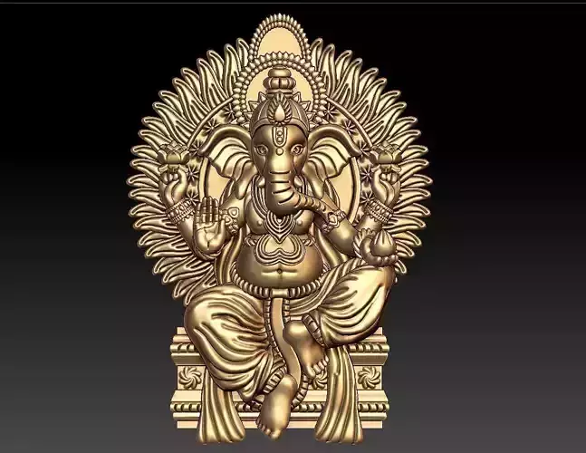 VINAYAGAR PENDENT 3D print model