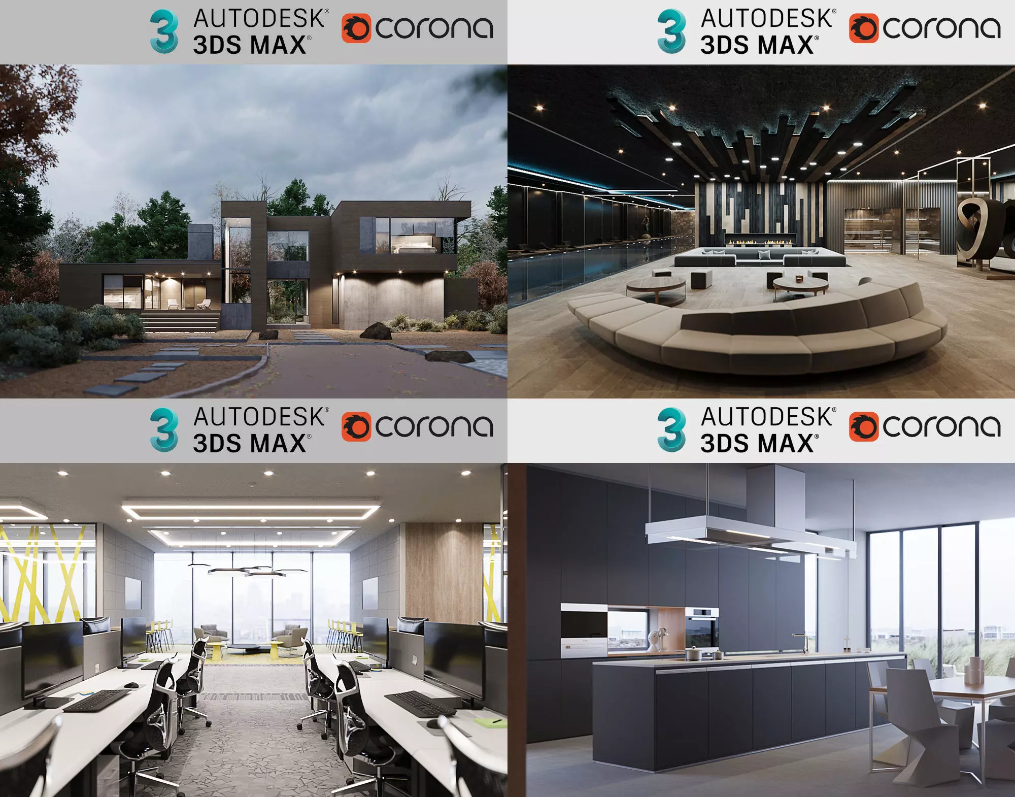 3ds Max Scenes files with Corona Setup 3D Model Collection_0