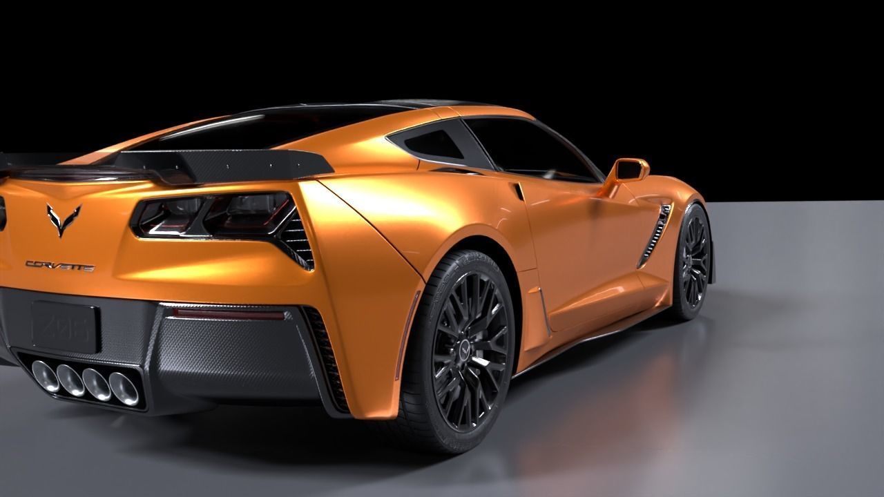 Chevrolet Corvette C7 3D model_1