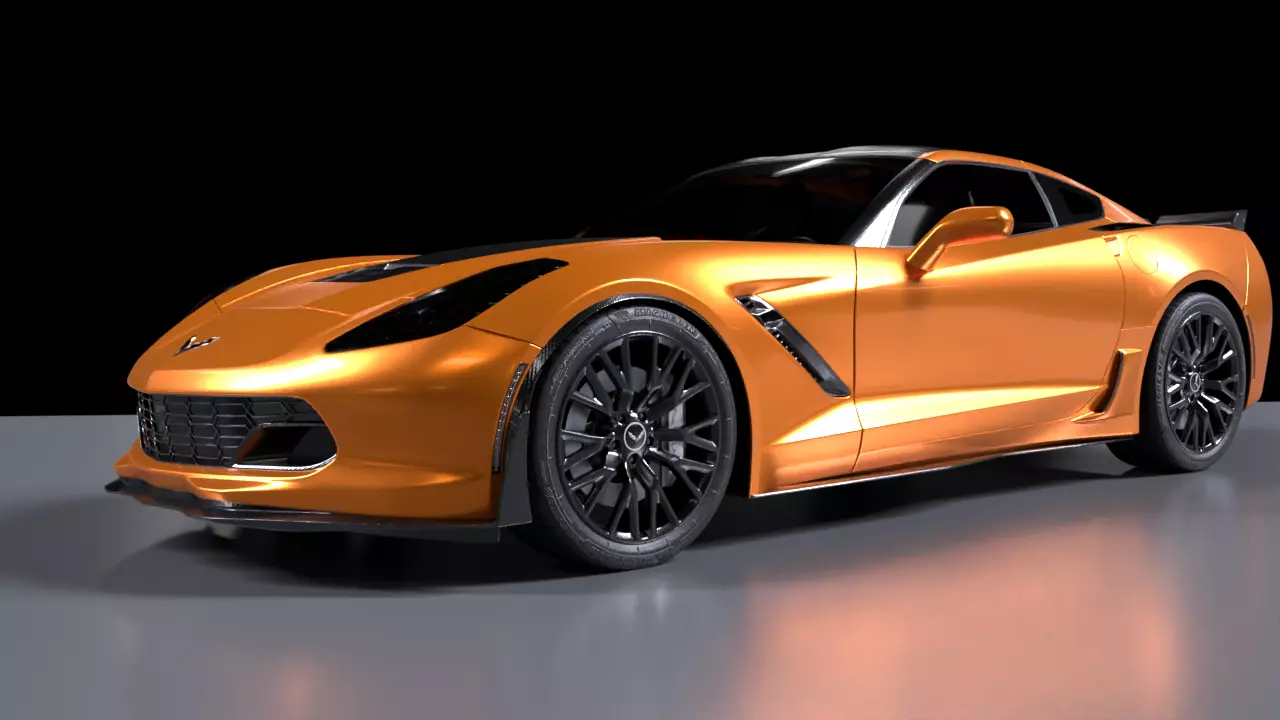Chevrolet Corvette C7 3D model_0