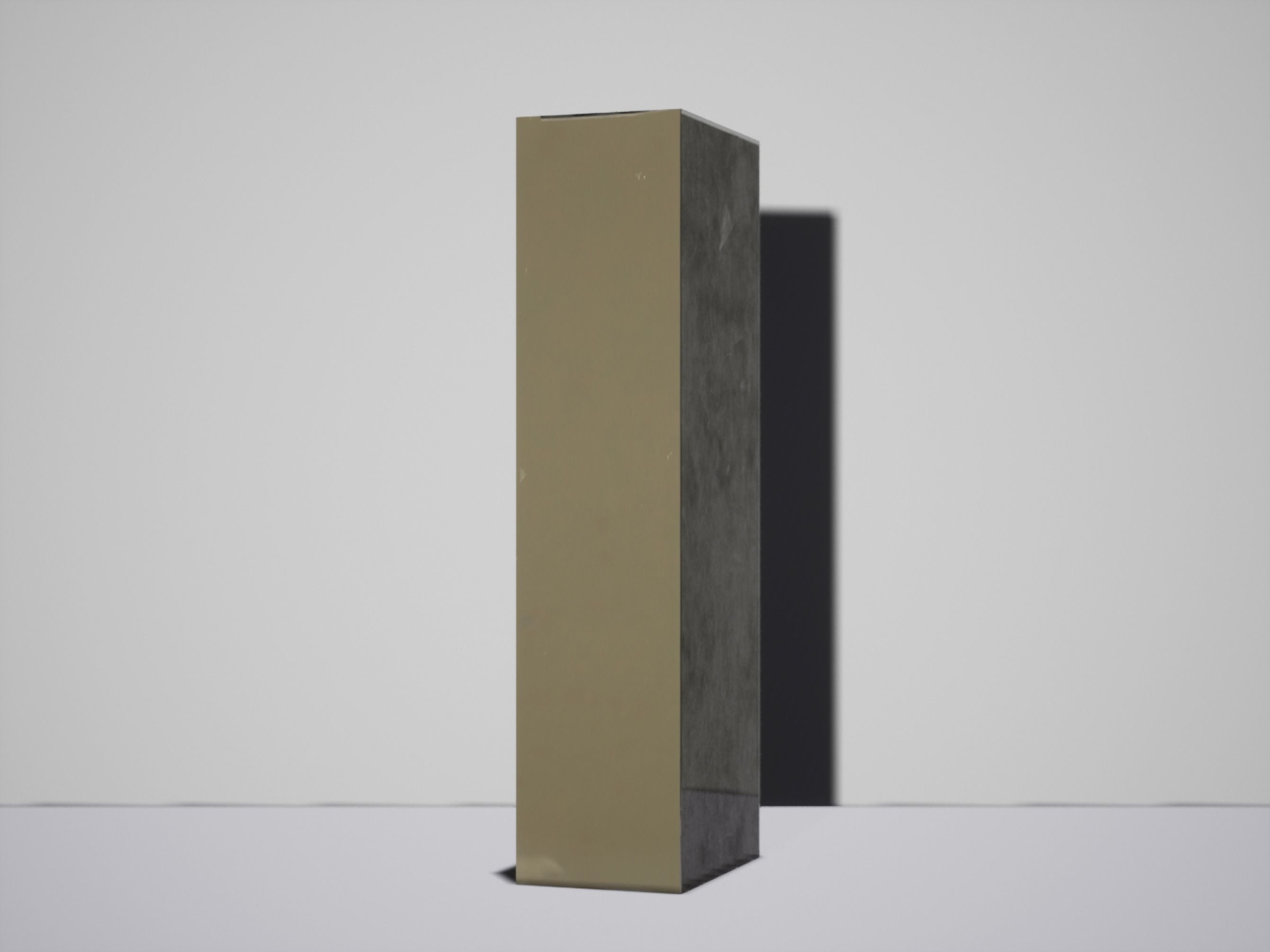 Locker Low-poly 3D model_2