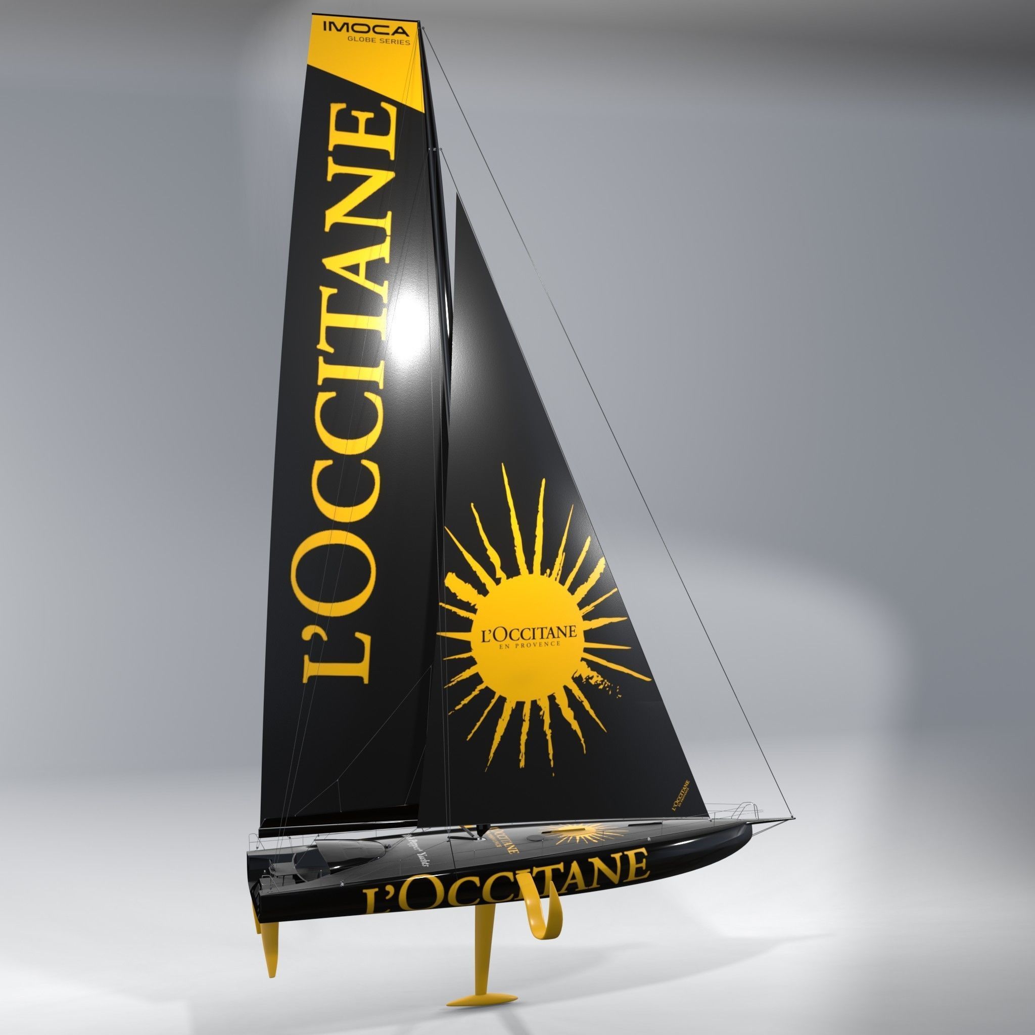  IMOCA 60 Ocean Race LOccitane Sailing 3D model_3