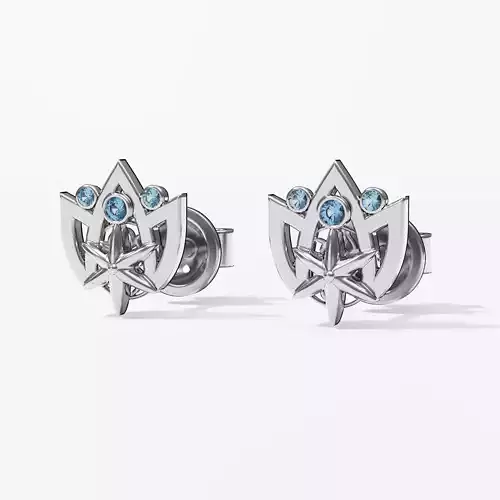 Earrings Studs small flowers