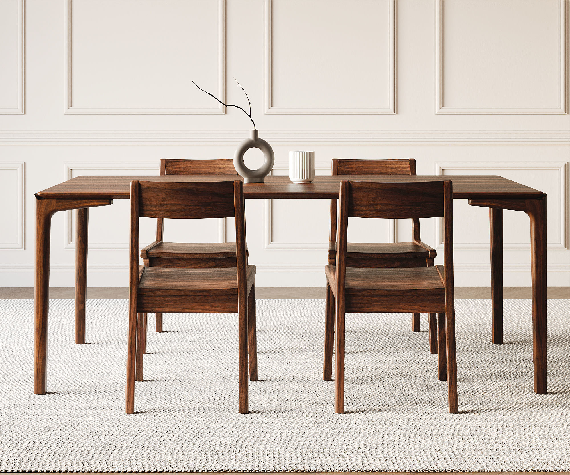 Dining Room Interior  ID408 3D model_1