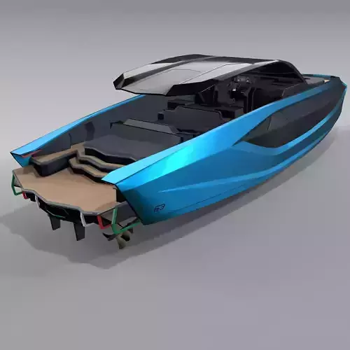 Tecnomar 63 motor yacht speedboat