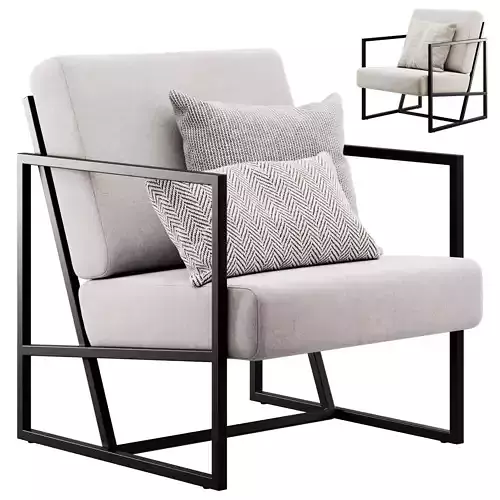 Lounge metal frame Chair By Gap Home