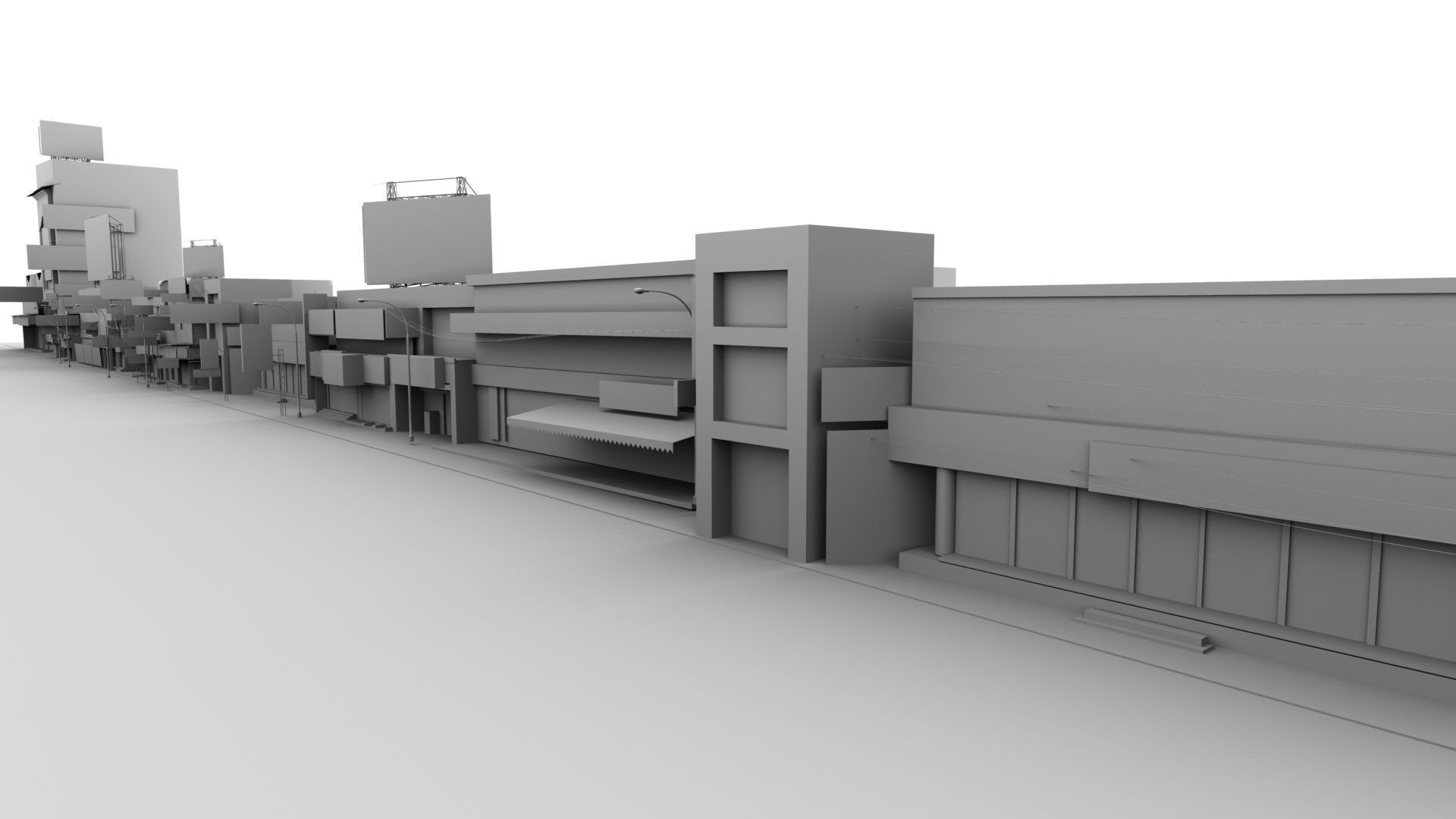 india street 3d model 3D model_17