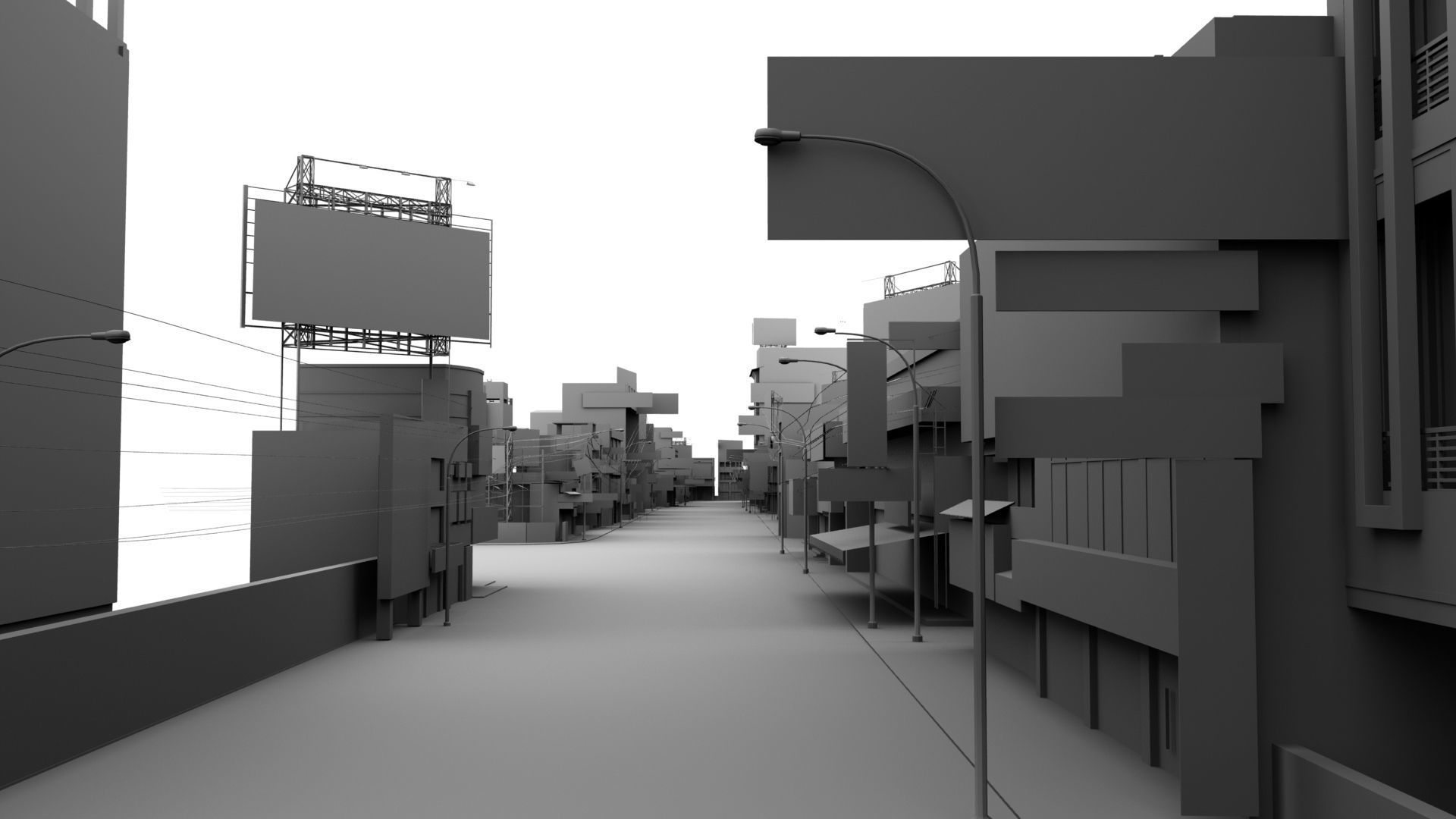 india street 3d model 3D model_22