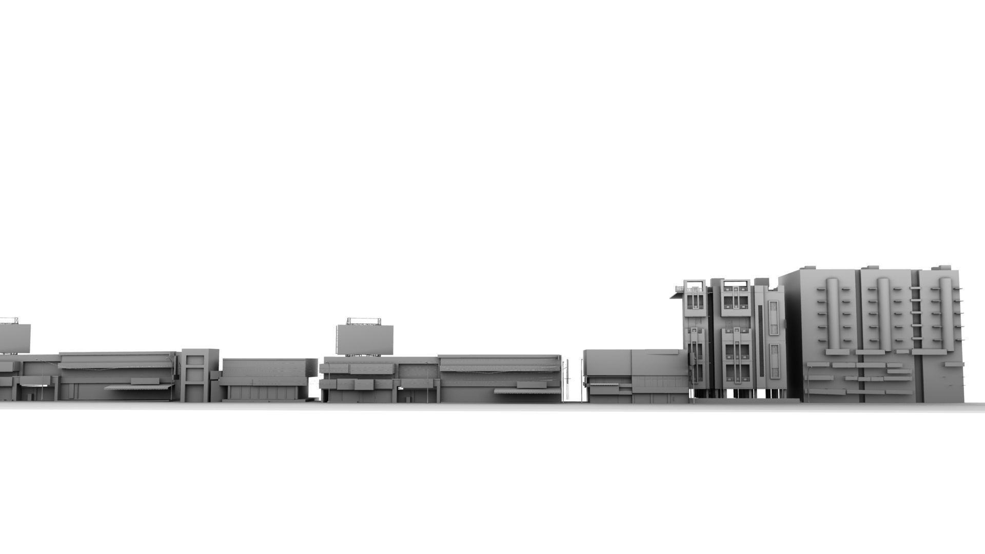 india street 3d model 3D model_15