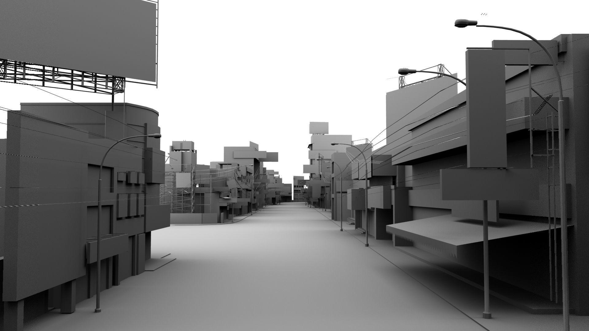 india street 3d model 3D model_27